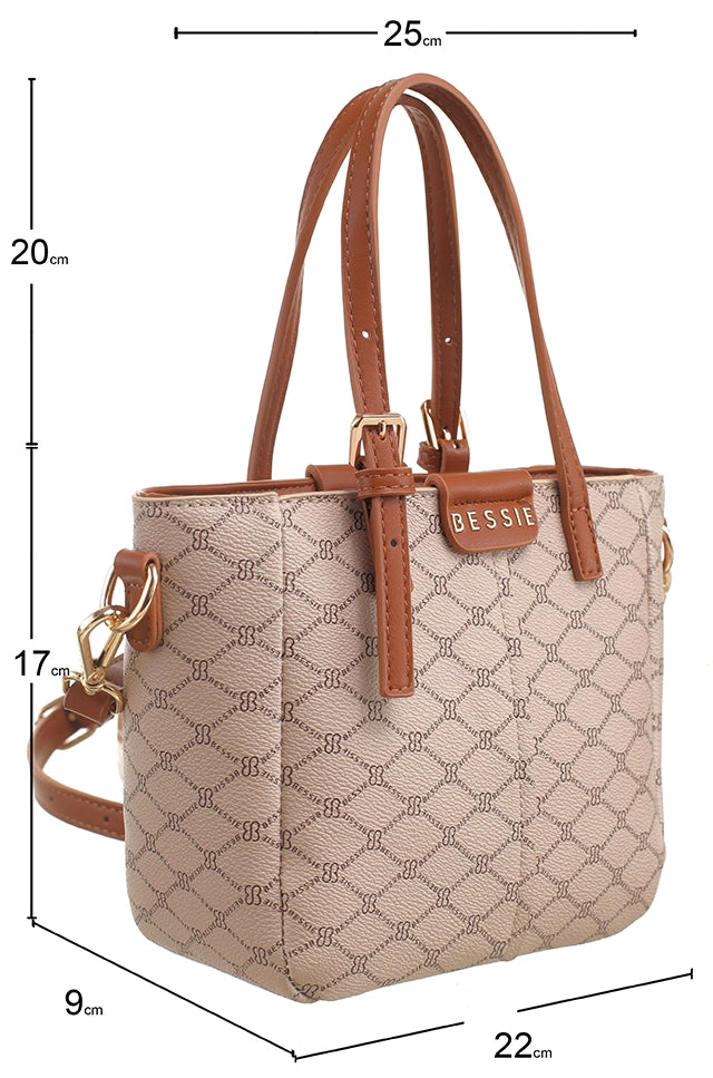 Monogram Buckle Tote image 4