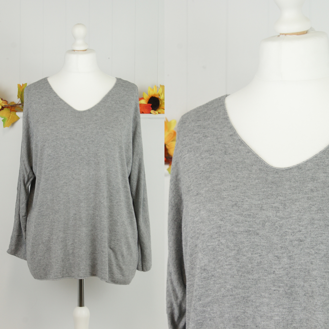 V-Neck Soft Knit Jumper image 5