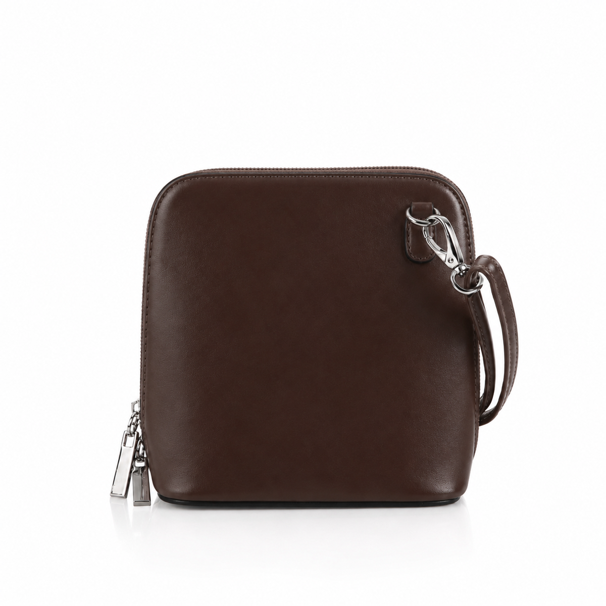 Faux leather square crossbody bag in a choice of colours - product view 7