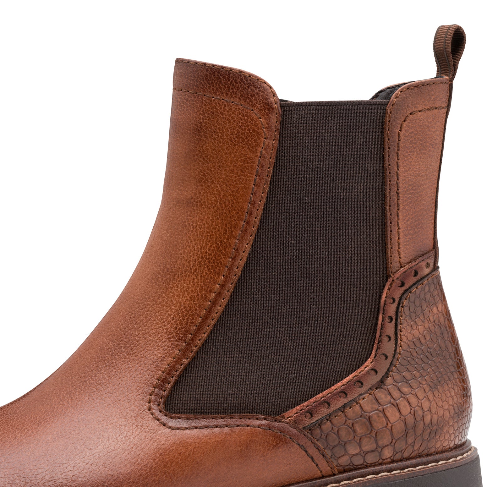 Tamaris Leather Chunky Chelsea Boots image 2