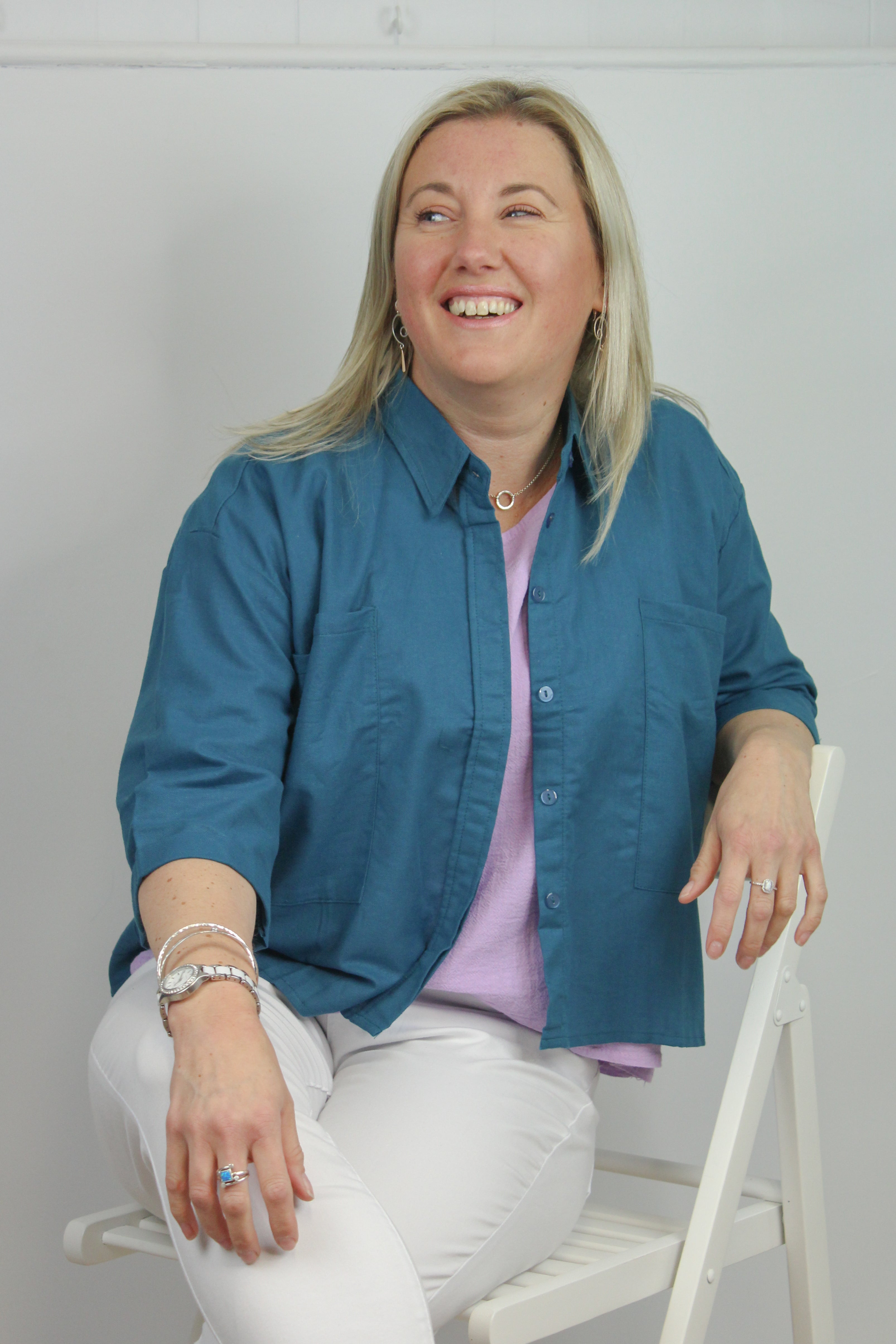 Venice Linen Shirt Button Down Top image 9