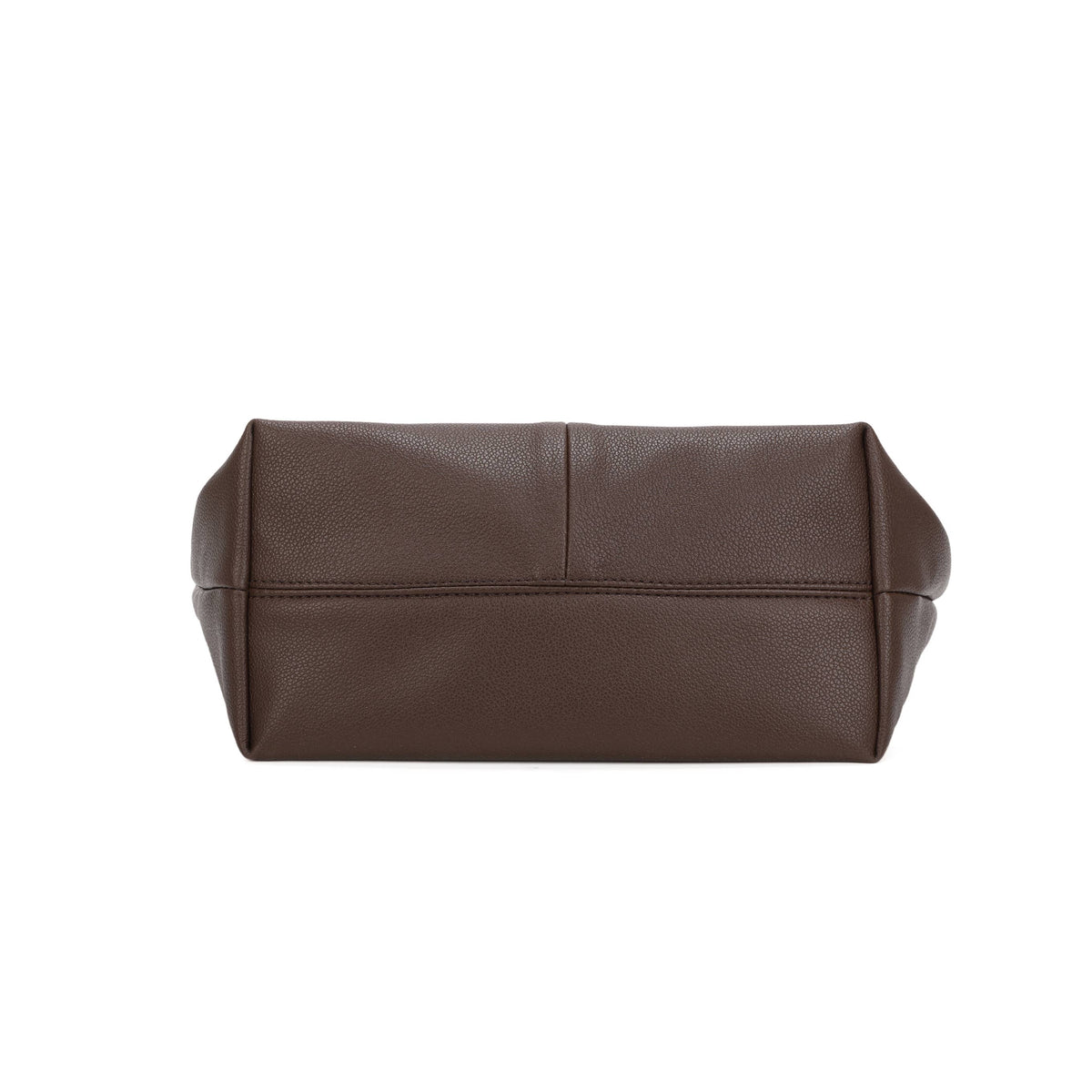 Two-tone handle tote bag in Navy, Teal, Dark Grey and Coffee - product view 26