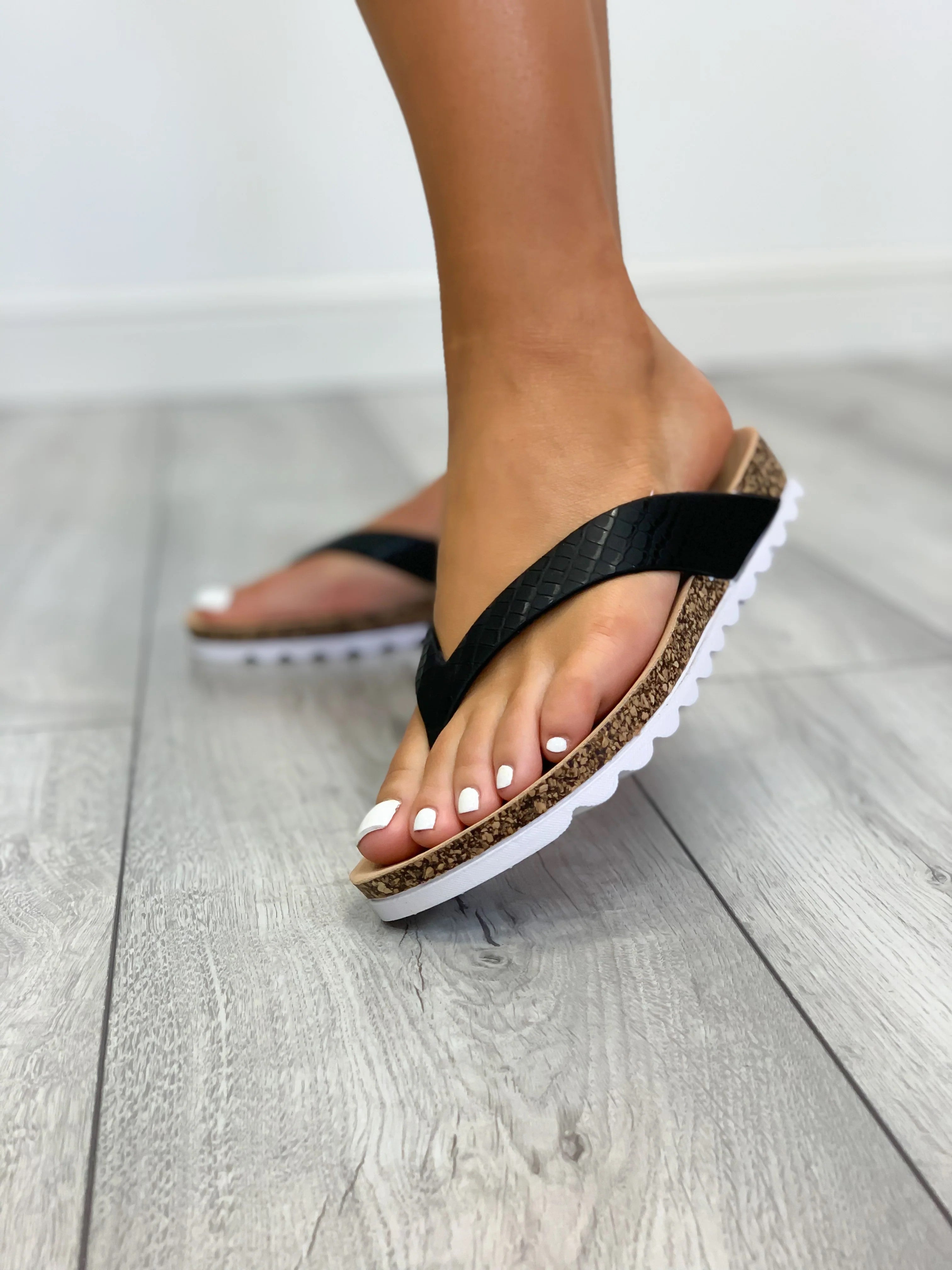 Ella Shoes Hazel Flip Flops - The Coastal Boutique