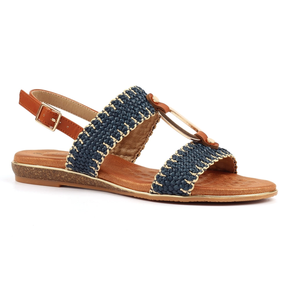 Lunar Jules Woven Slingback Sandals