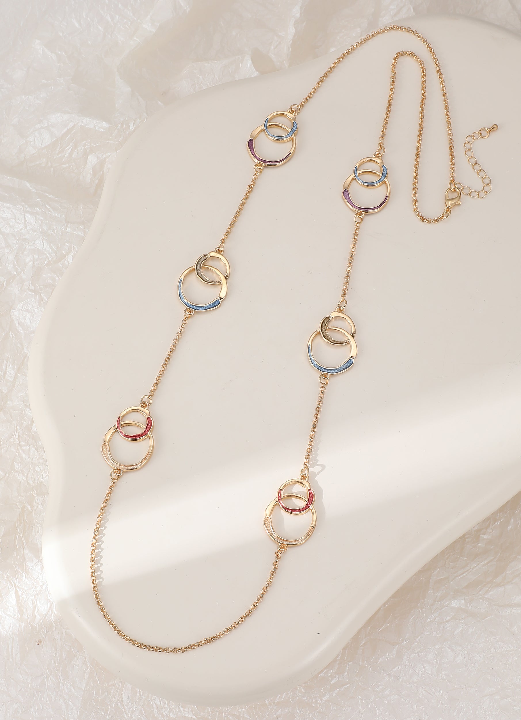 Gwyn Long Colourful Necklace - The Coastal Boutique