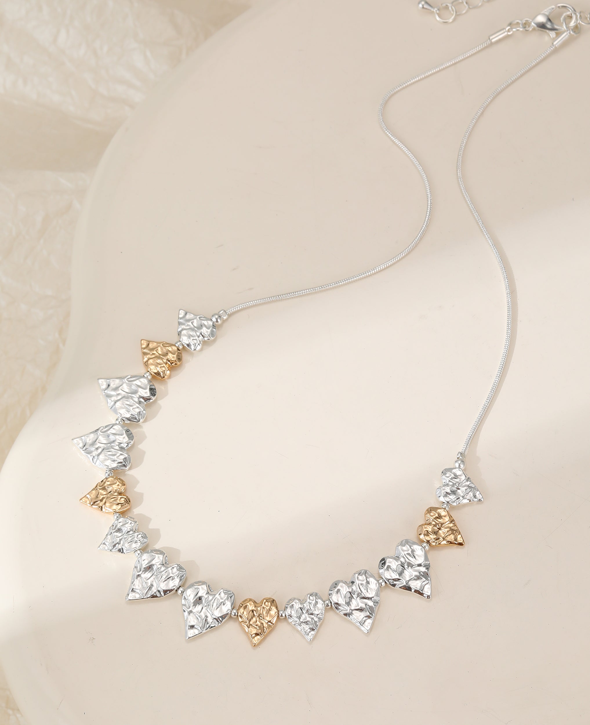 Ava Multi Heart Neckace - The Coastal Boutique