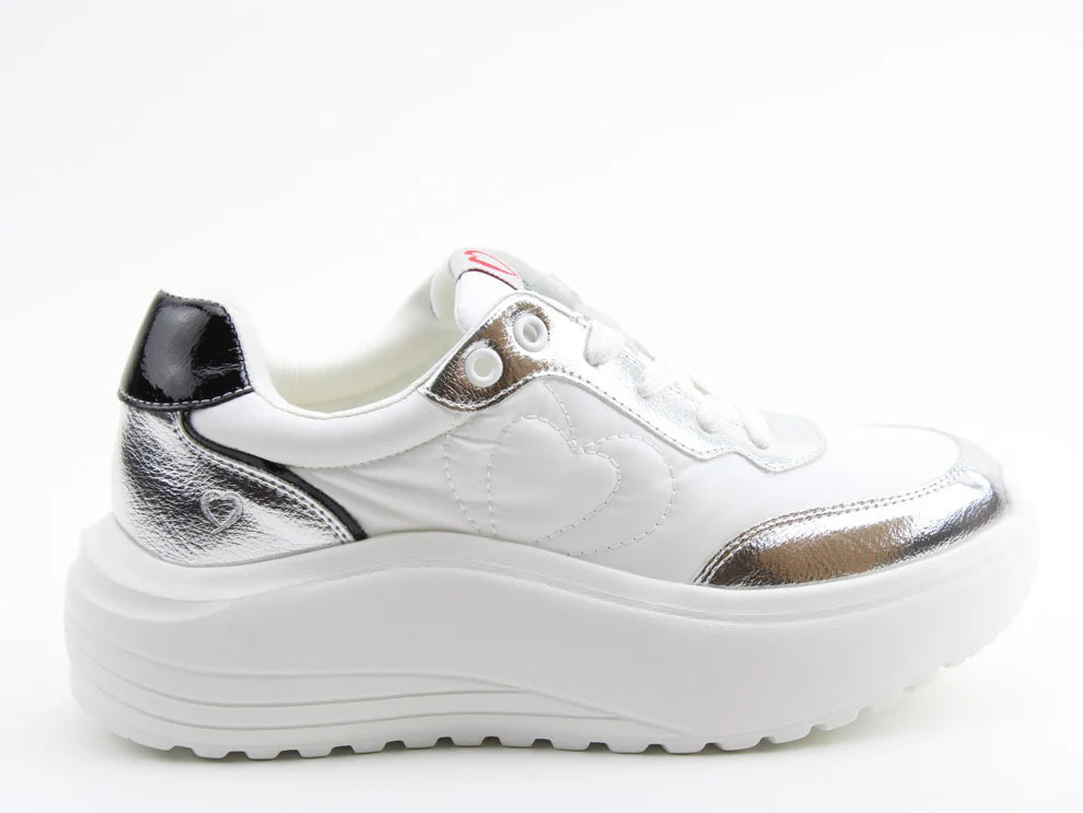 Heavenly Feet Peace Platform Trainers - The Coastal Boutique