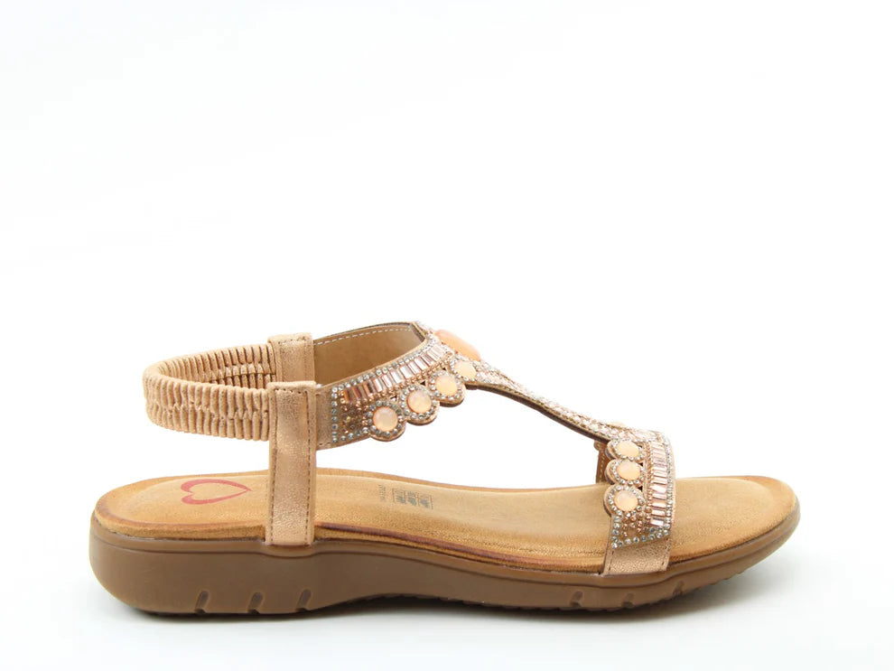 Heavenly Feet Glamour Sparkle Sandals - The Coastal Boutique