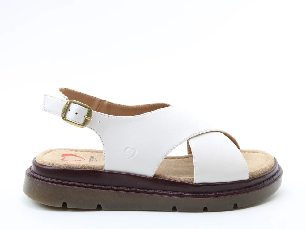 Heavenly Feet Jett Crossover Sandal - The Coastal Boutique