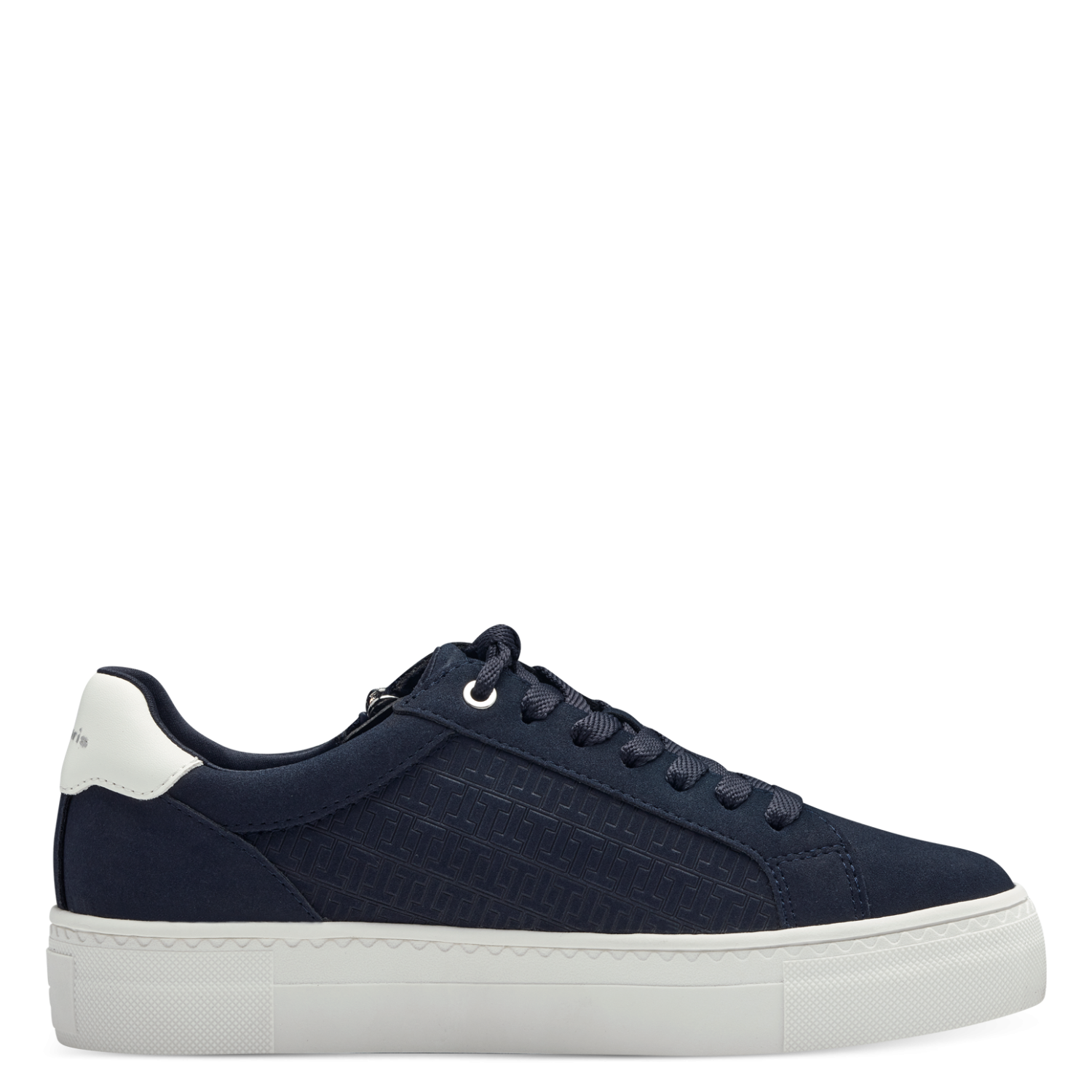Tamaris Platform Zip-up Textured Trainers - The Coastal Boutique