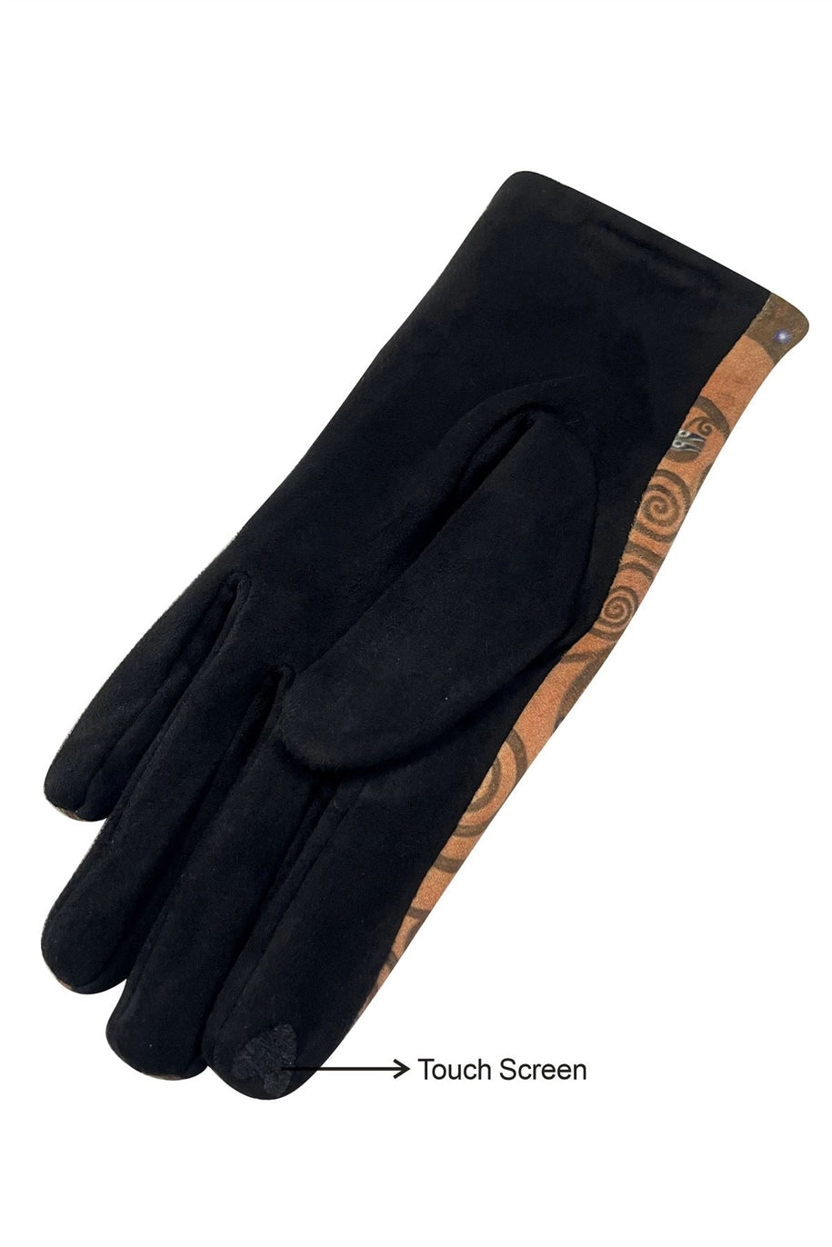 Tree of Life Suede Touchscreen Gloves image 1