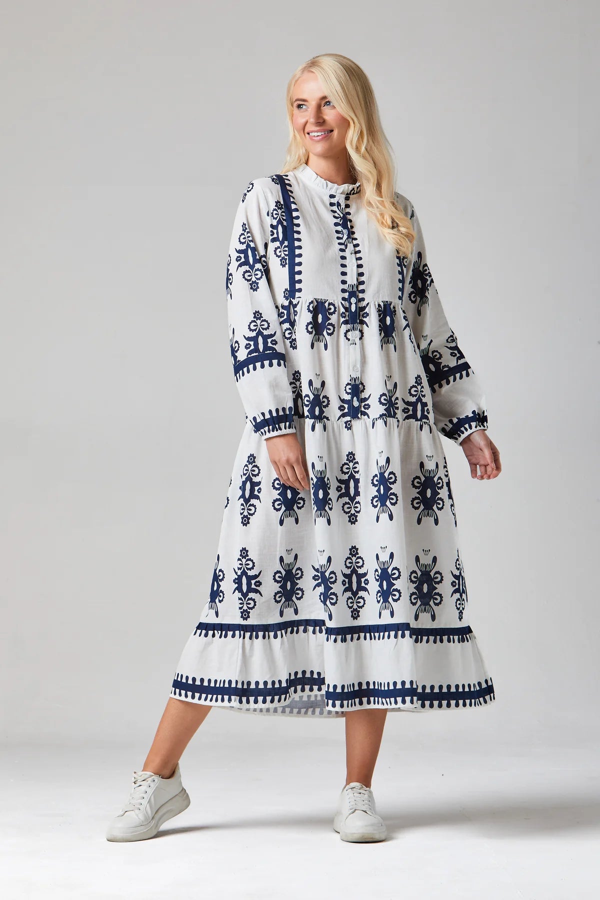 Alice Collins Athena Midaxi Dress - The Coastal Boutique