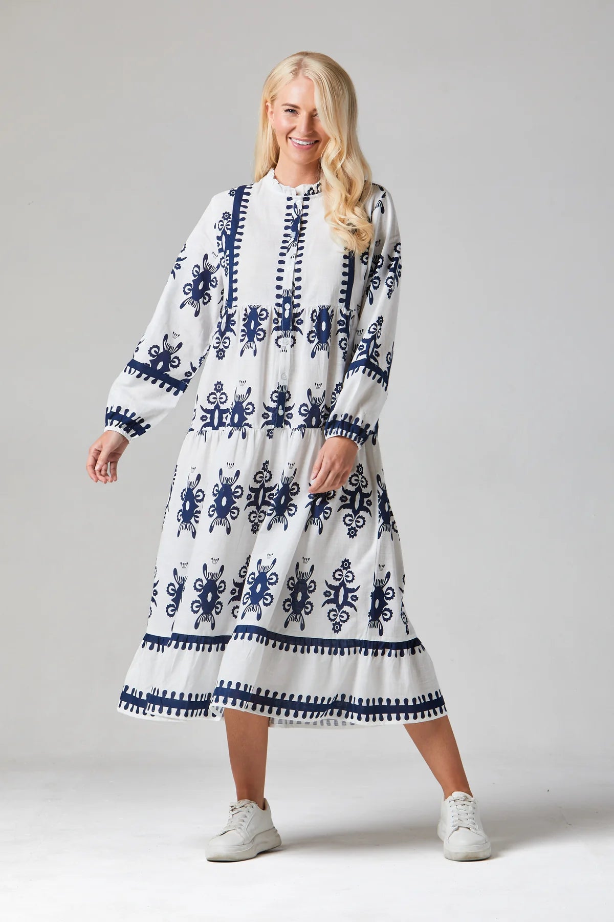 Alice Collins Athena Midaxi Dress - The Coastal Boutique