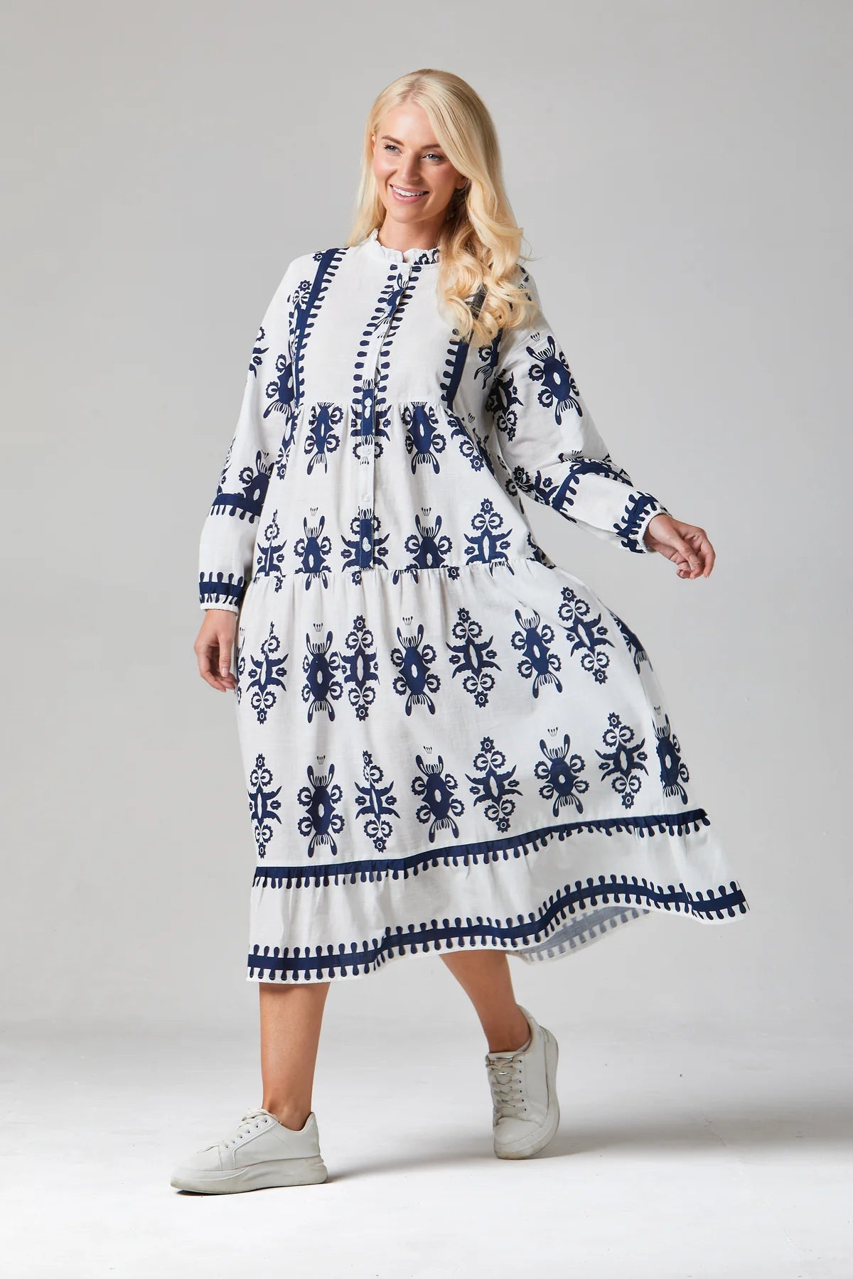 Alice Collins Athena Midaxi Dress - The Coastal Boutique