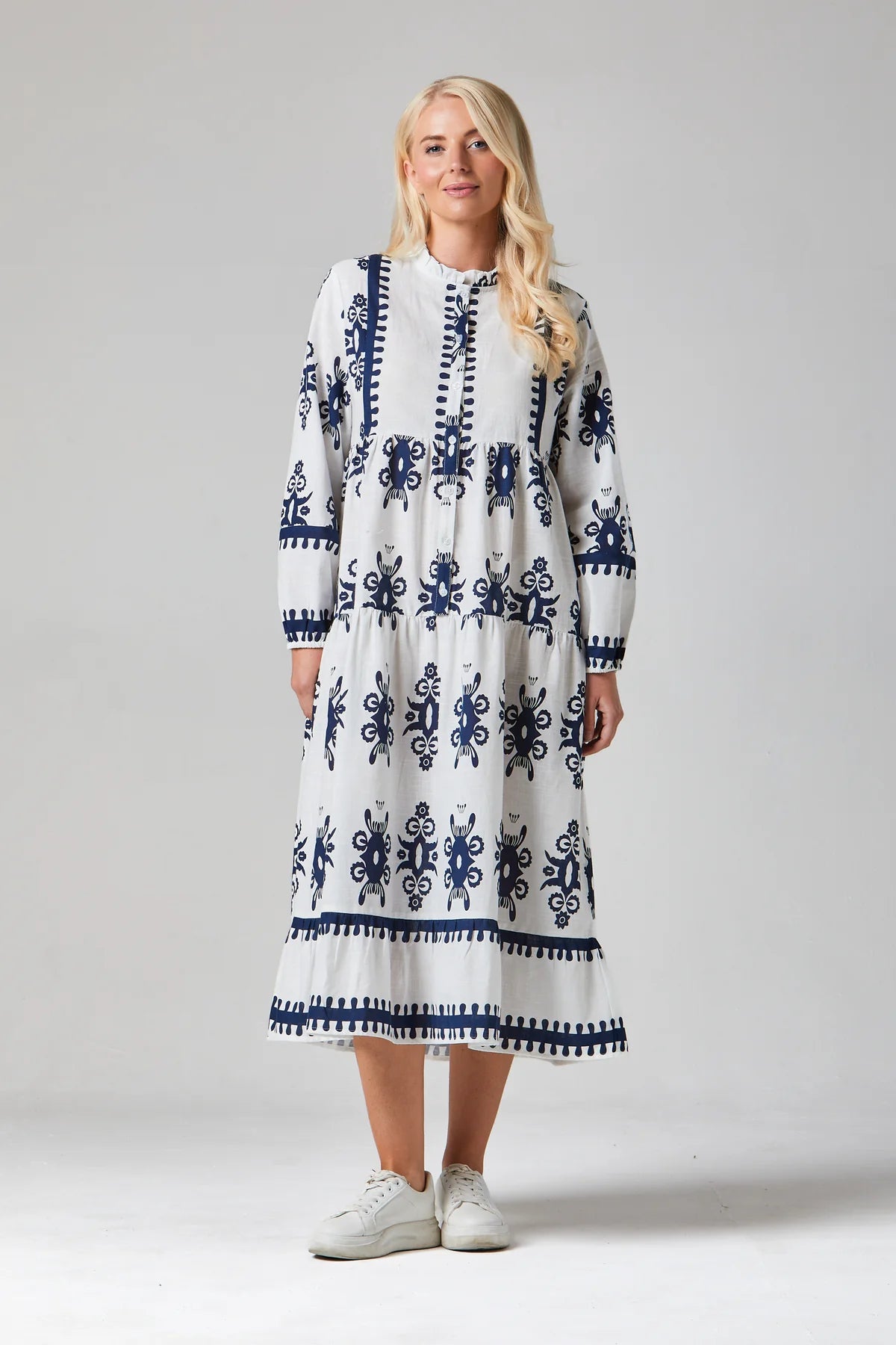 Alice Collins Athena Midaxi Dress - The Coastal Boutique