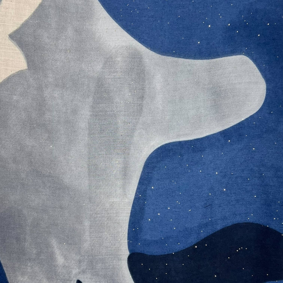 Camouflage print scarf