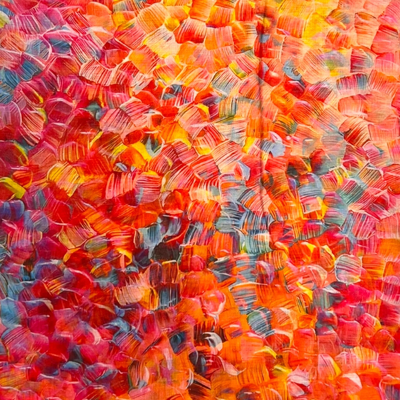 Vibrant Mosaic Print Scarf - The Coastal Boutique