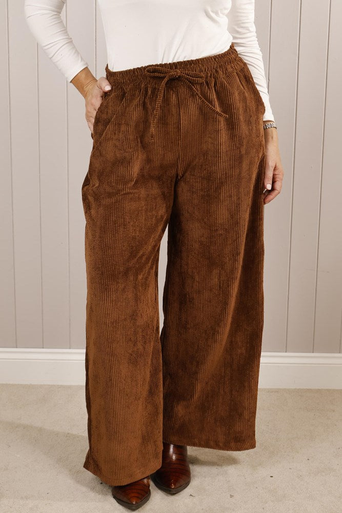 Goose Island Corduroy Wide Leg Tie Trousers image 5