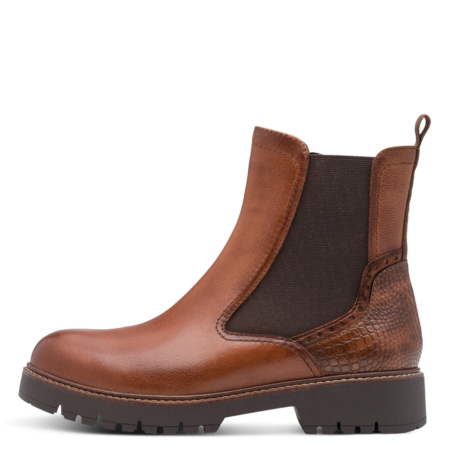 Tamaris Leather Chunky Chelsea Boots image 4