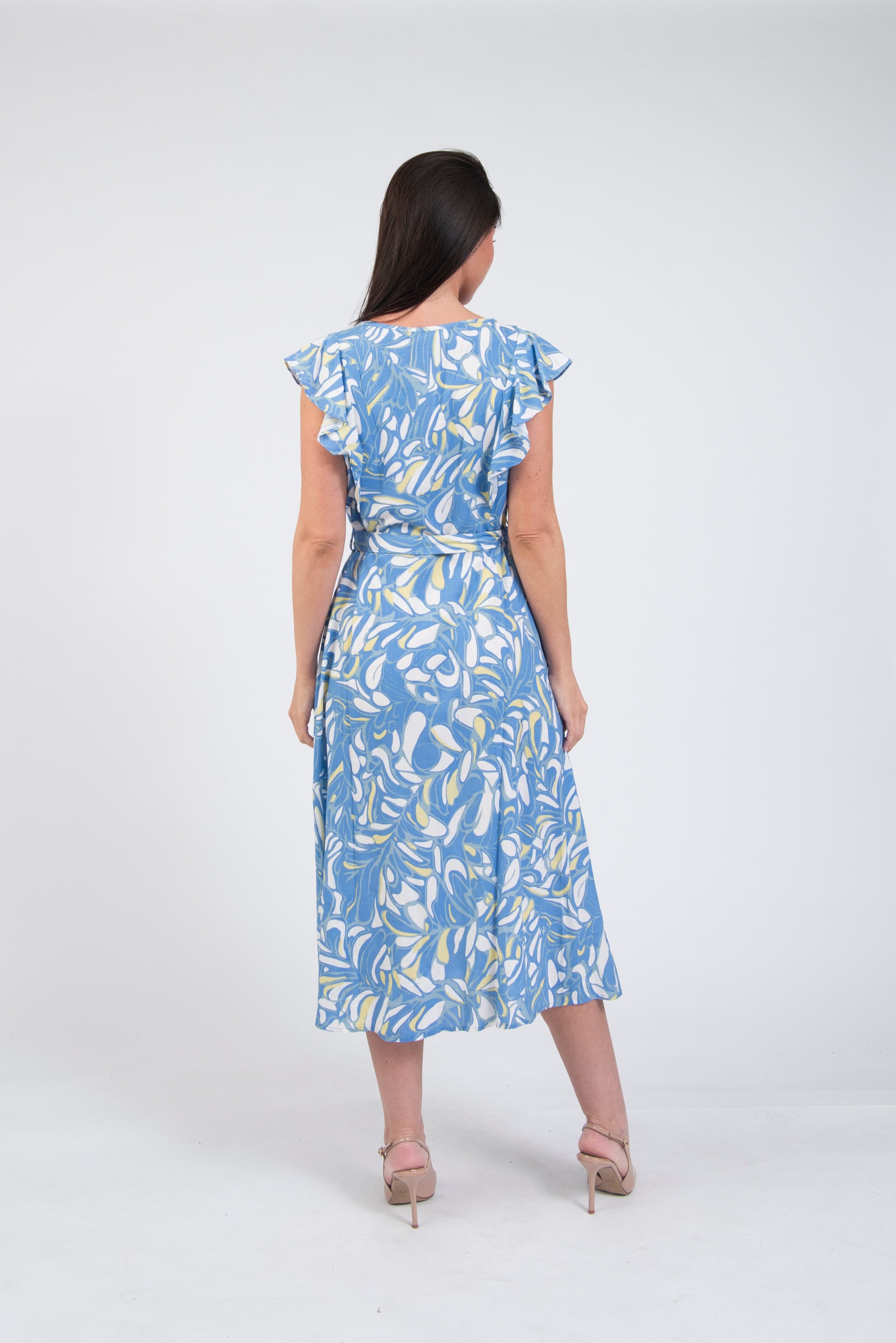 Jessica Graaf V-Neck Printed Summer Dress