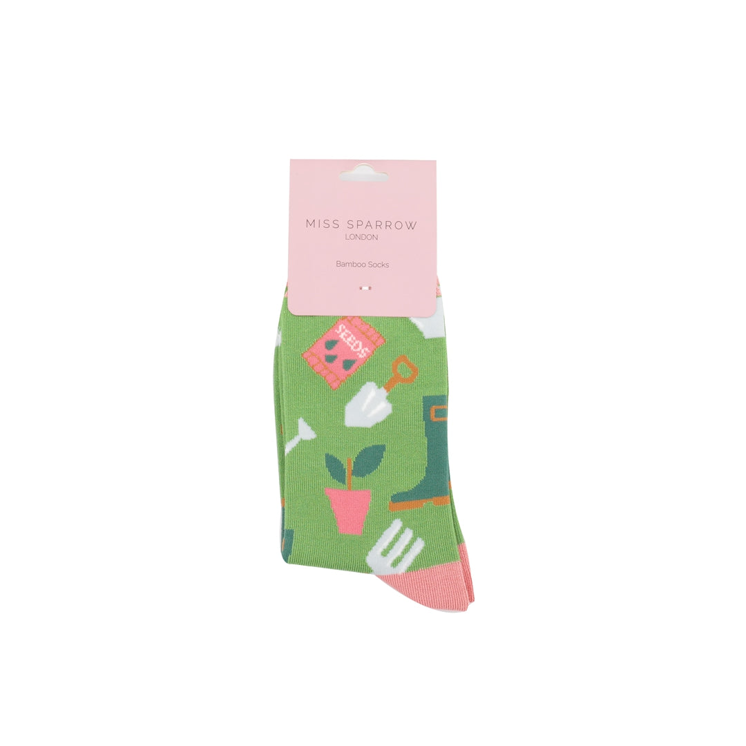 Women's Bamboo Socks - Gardening Tools image 3
