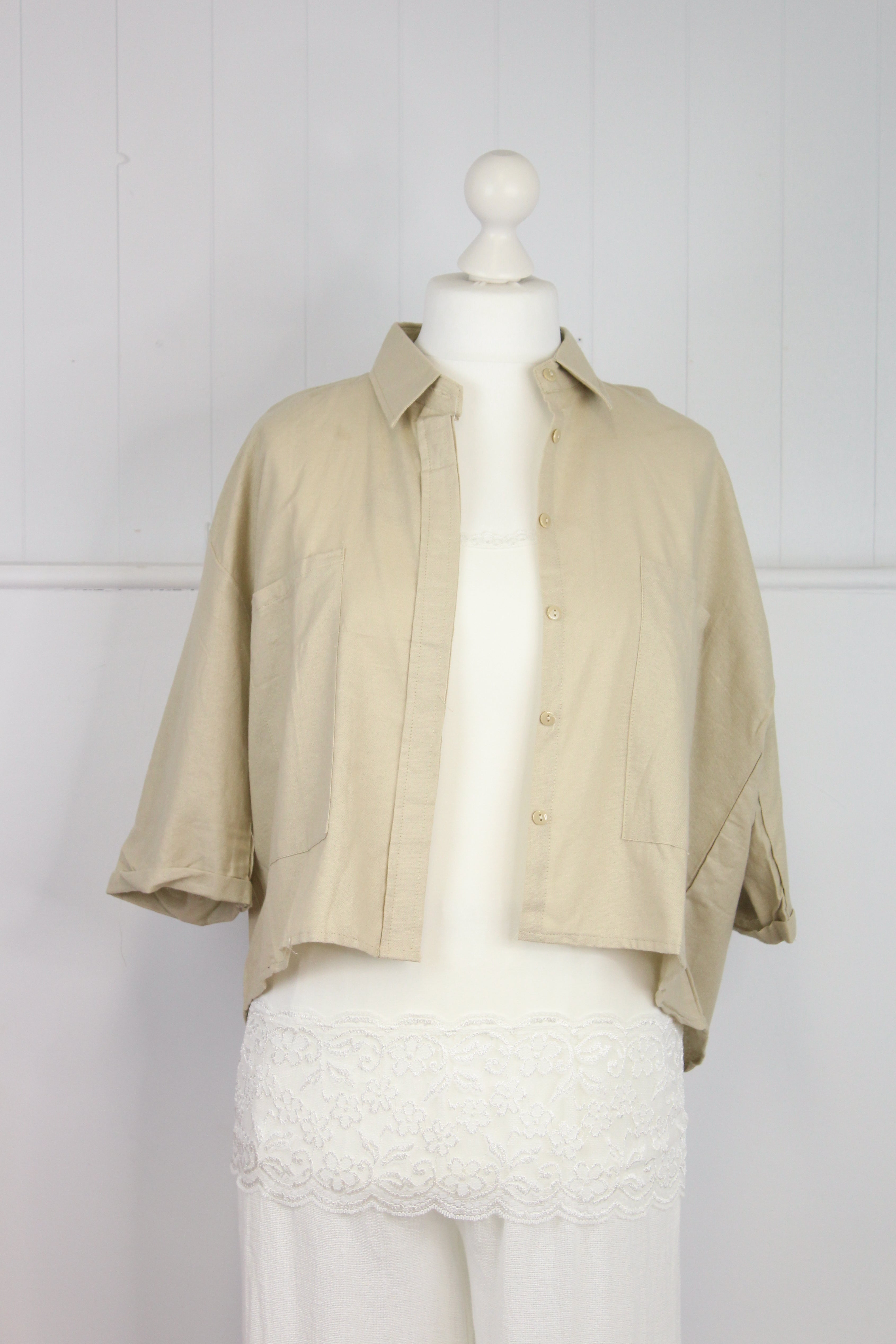 Venice Linen Shirt Button Down Top image 8