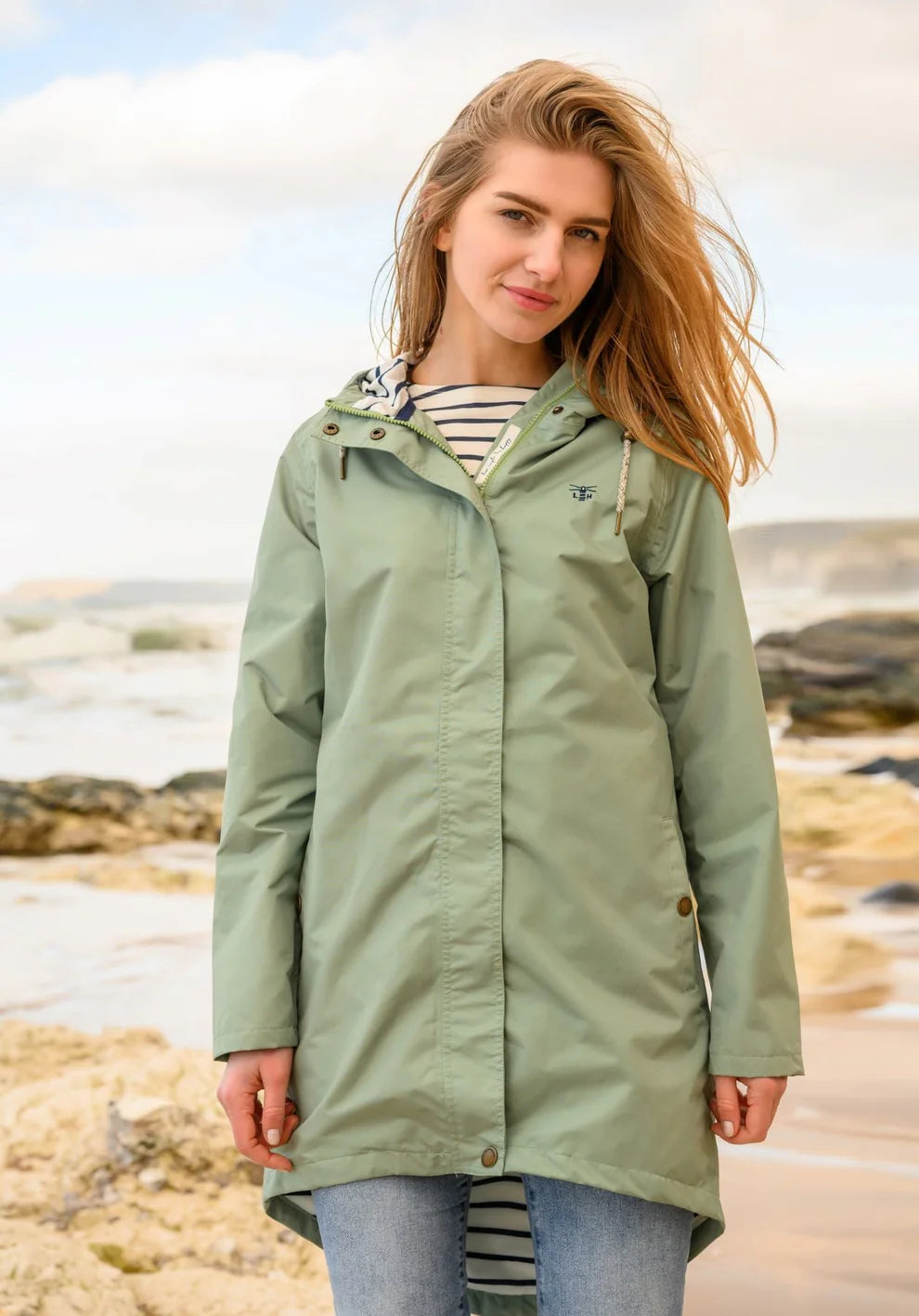 Lighthouse Beachcomber Long Coat Jacket image 0