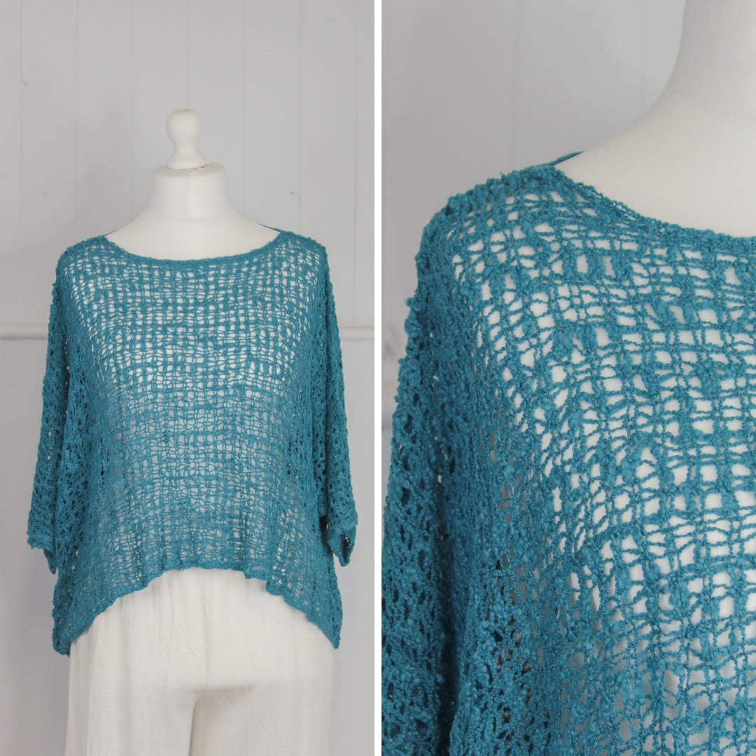 Bali Popcorn Sleeved Poncho image 6