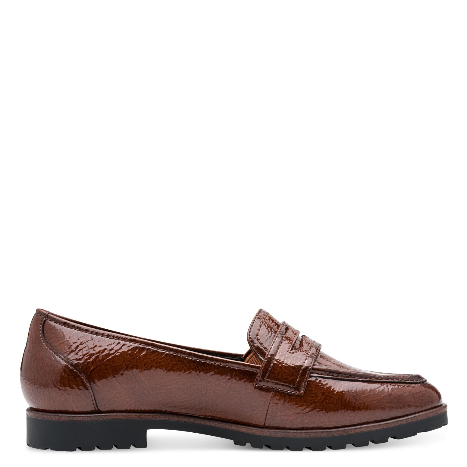 Tamaris Patent Brown Loafers image 5