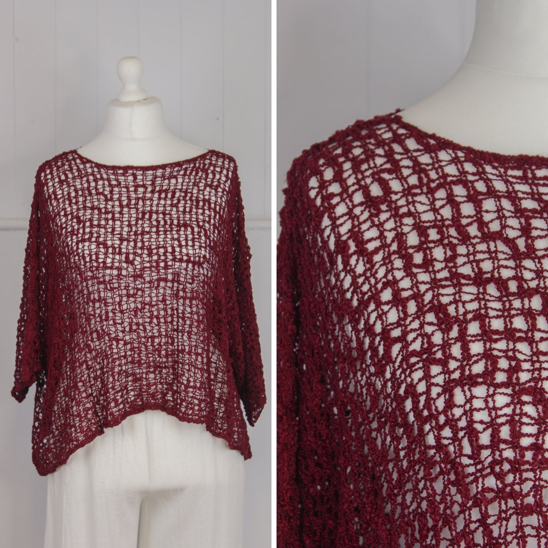 Bali Popcorn Sleeved Poncho image 7