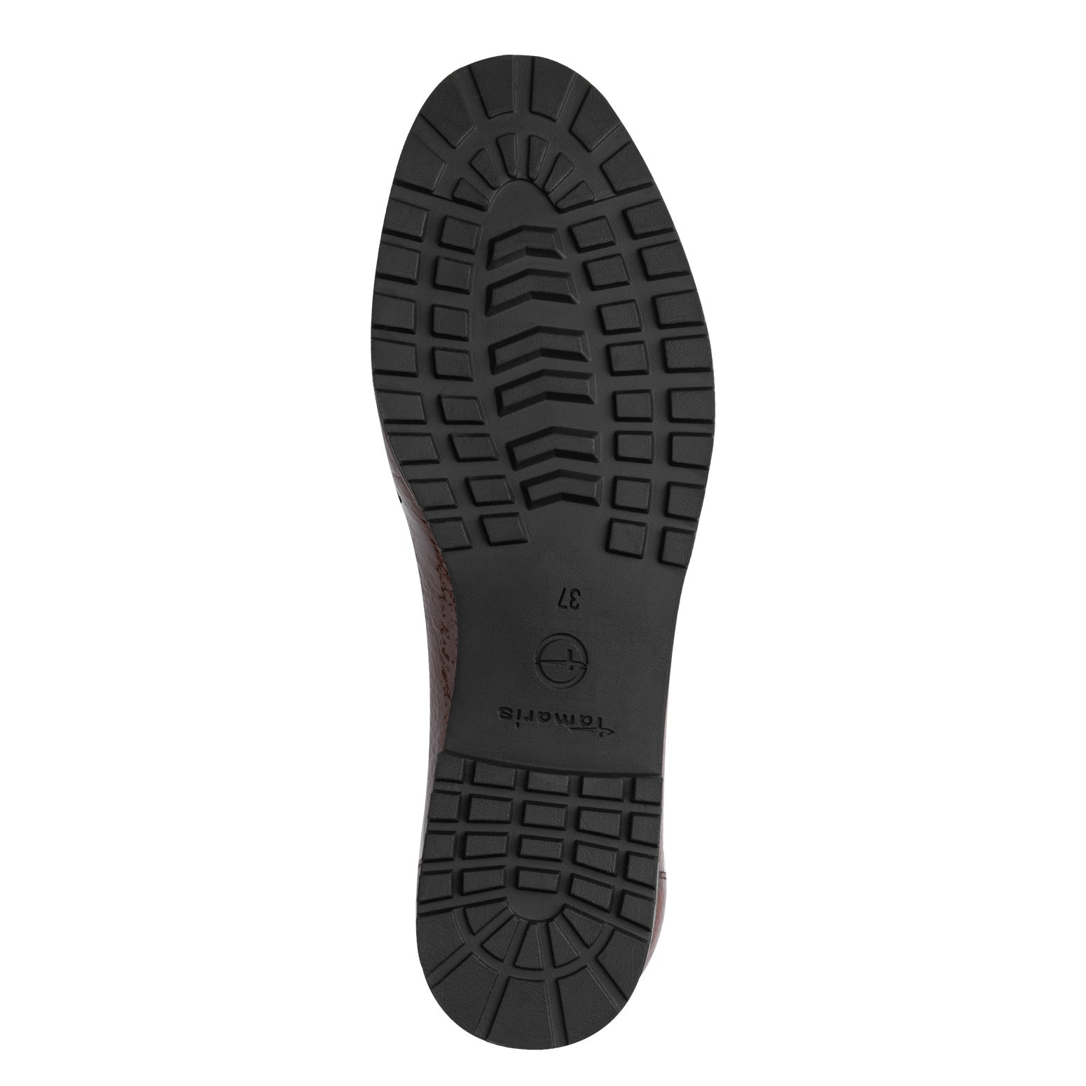 Tamaris Patent Brown Loafers image 3