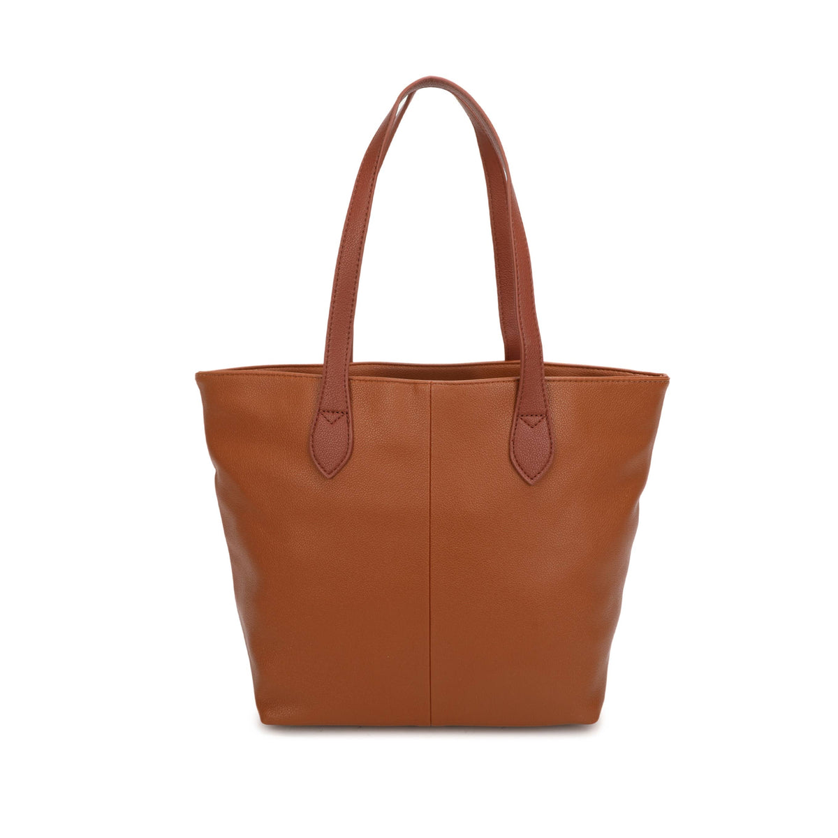 Two-tone handle tote bag in Navy, Teal, Dark Grey and Coffee - product view 18