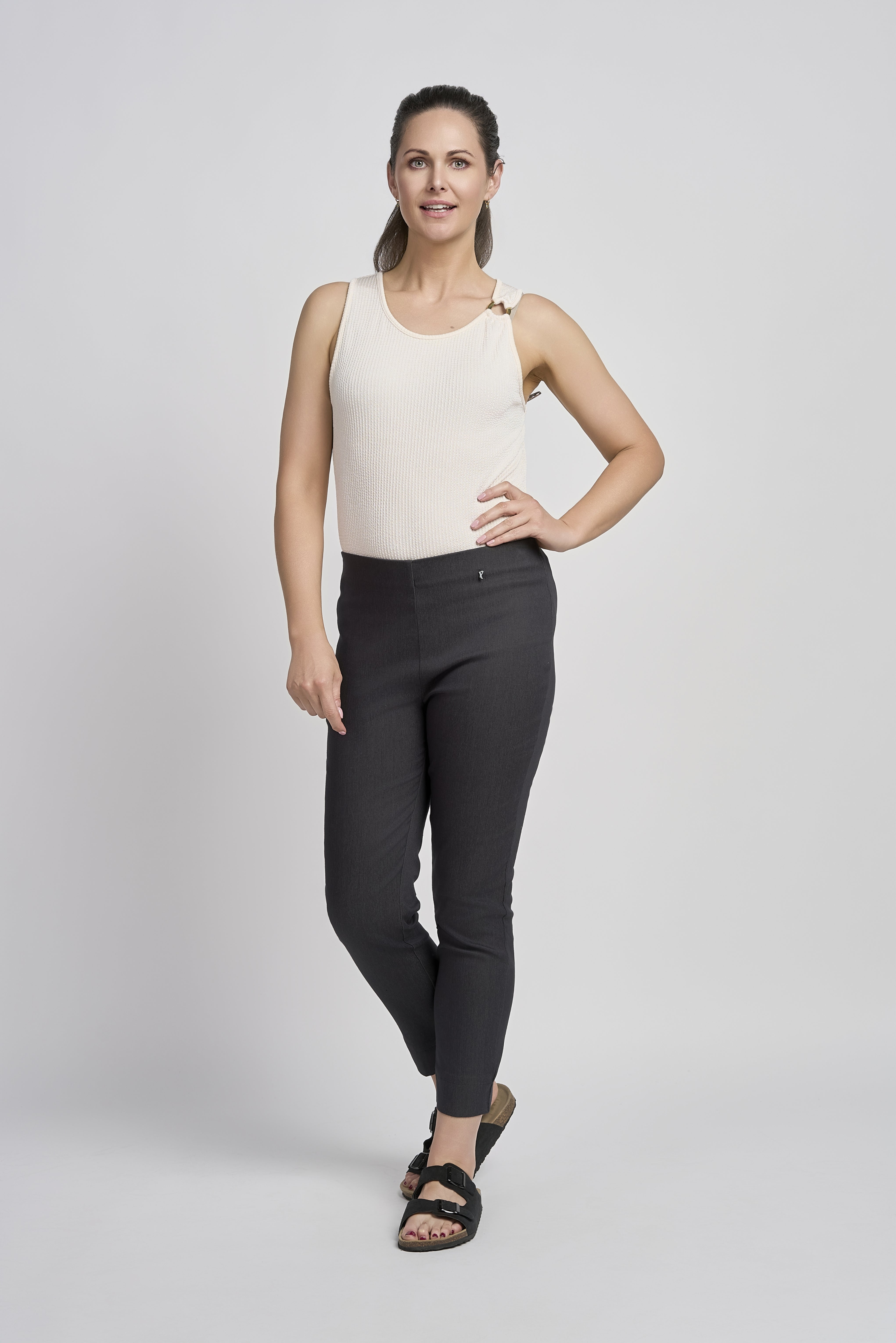 Pinns Slim Fit Ankle Grazer Trousers - The Coastal Boutique