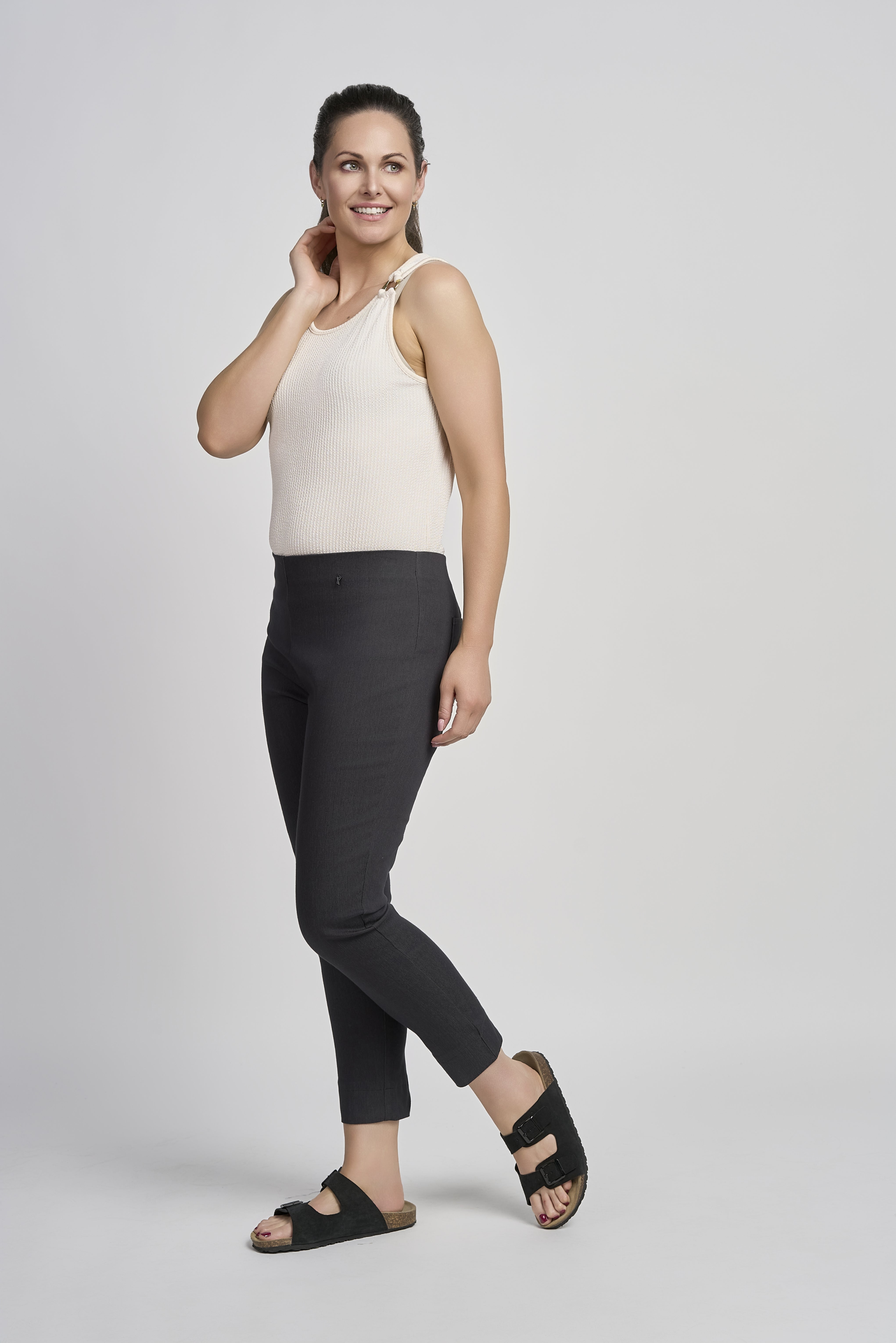 Pinns Slim Fit Ankle Grazer Trousers - The Coastal Boutique