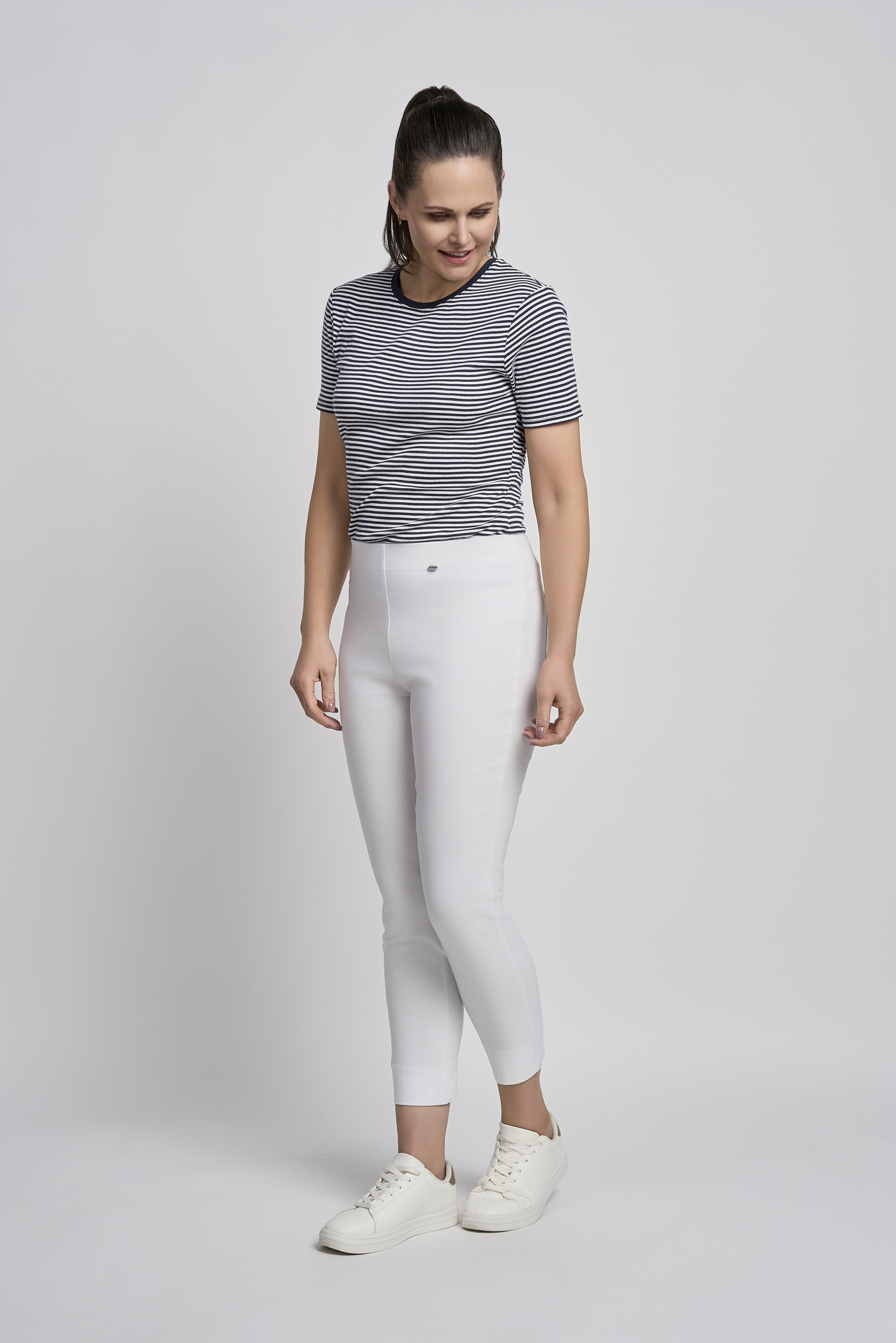 Pinns Slim Fit Ankle Grazer Trousers - The Coastal Boutique