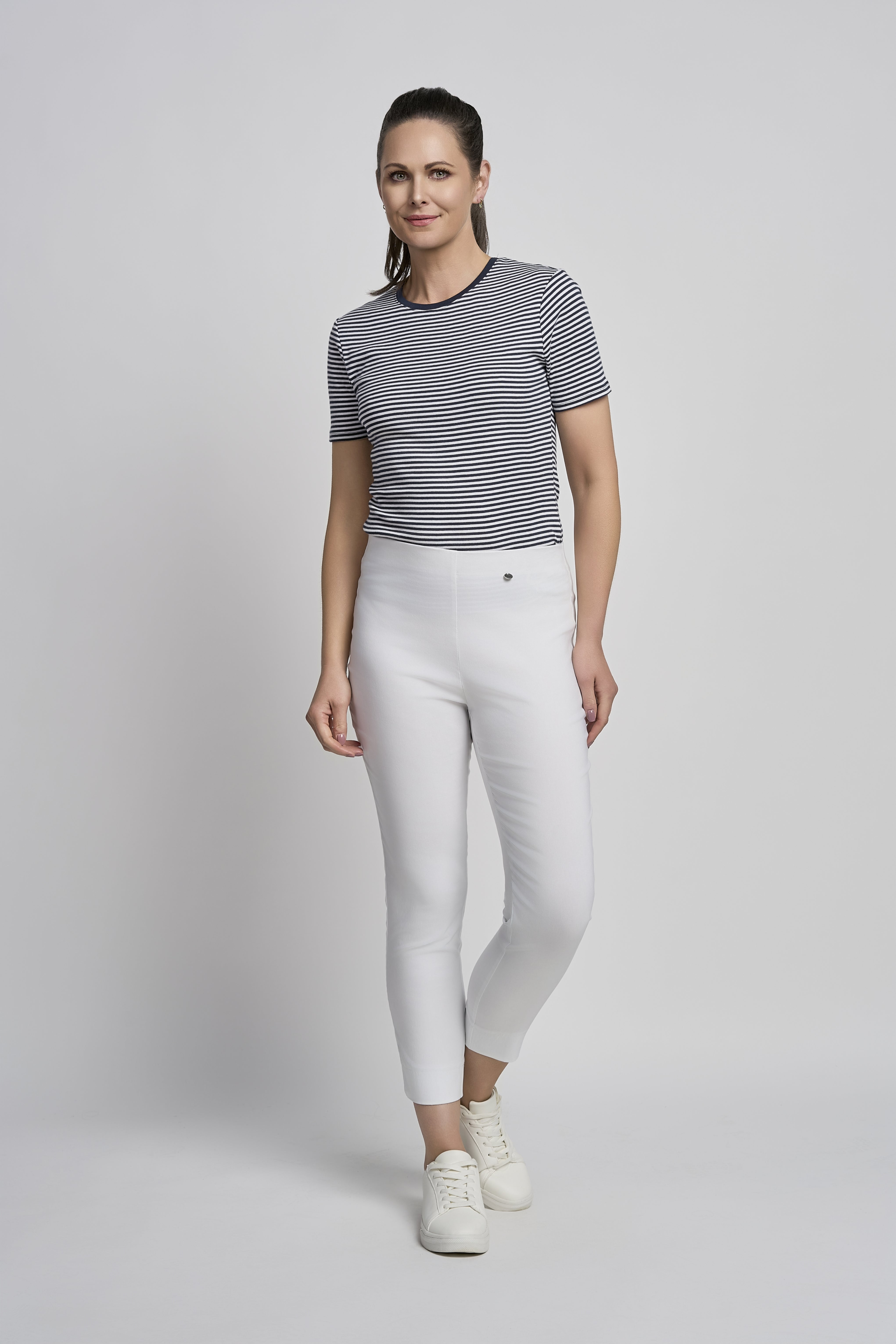 Pinns Slim Fit Ankle Grazer Trousers - The Coastal Boutique