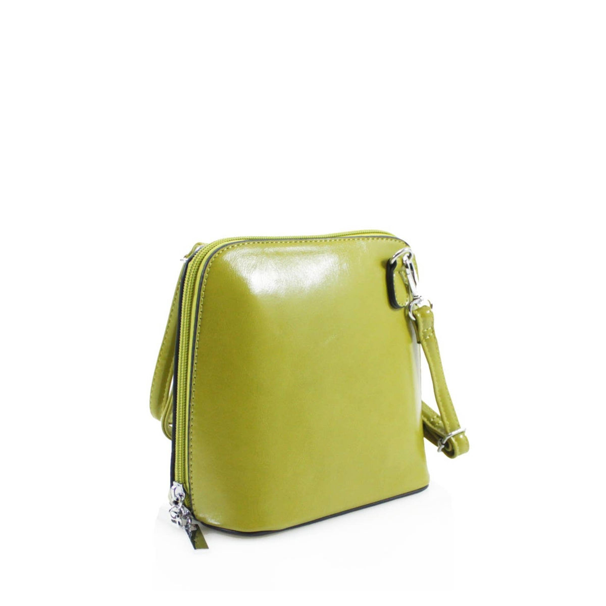 Faux leather square crossbody bag in a choice of colours - product view 19