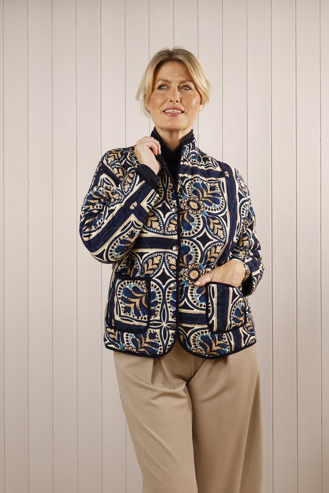 Goose Island Paisley Quilted Bomber Jacket image 5