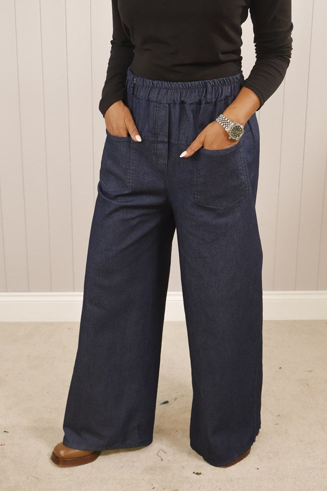 Goose Island Front Pocket Wide Leg Jeans image 0