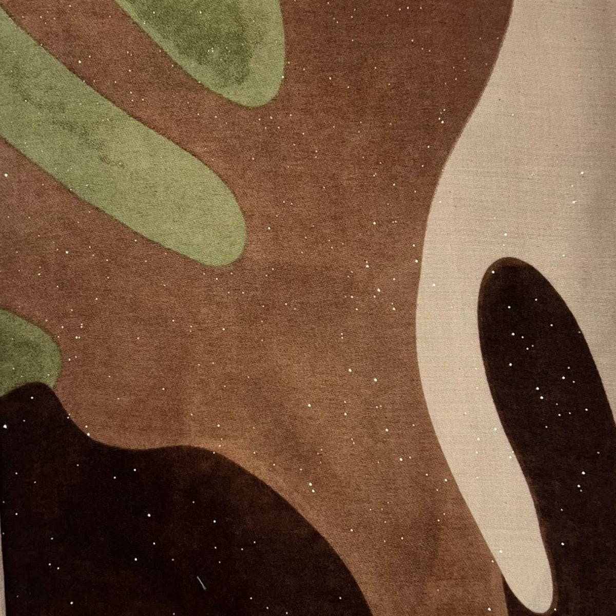 Camouflage print scarf