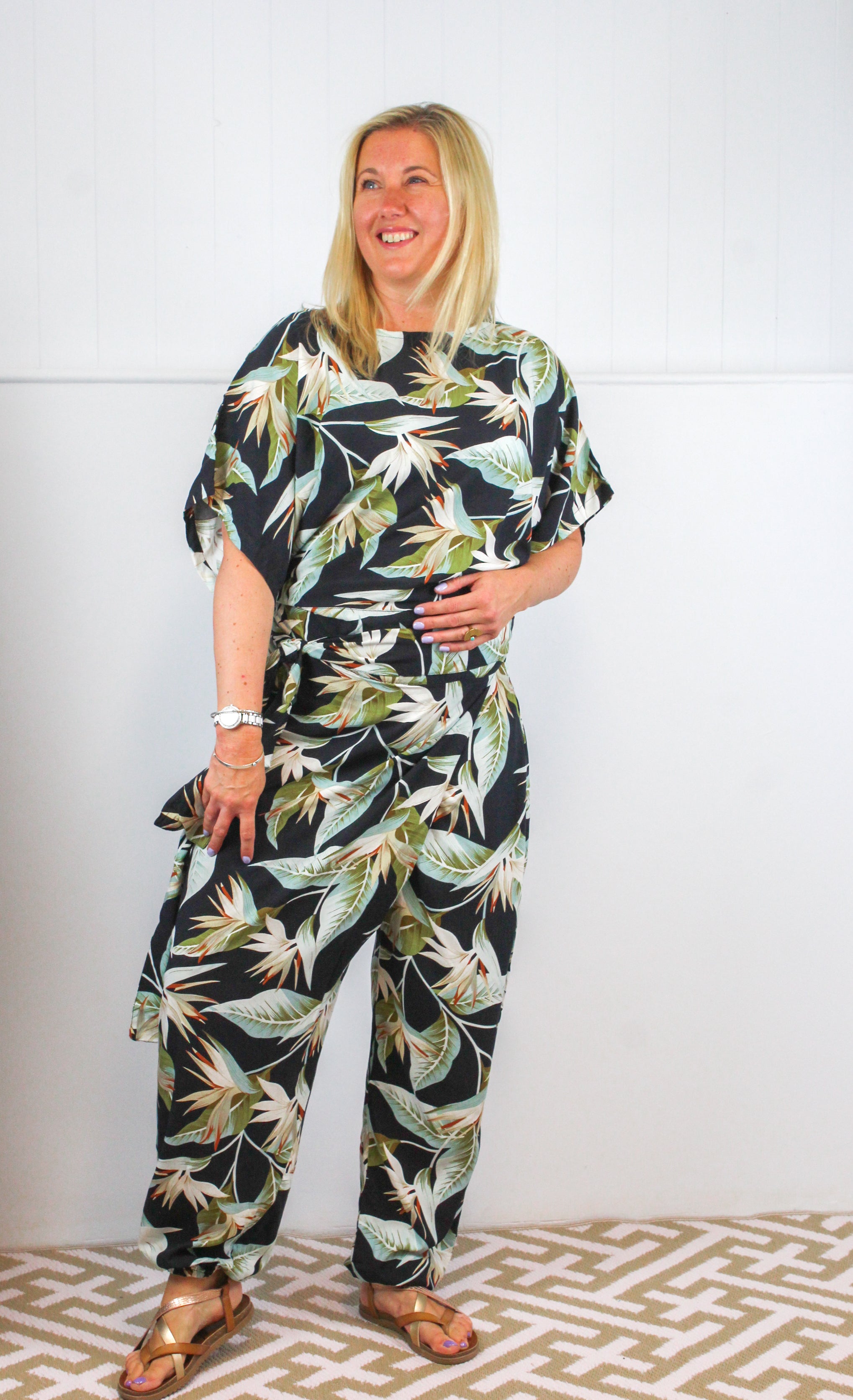 Bali Cross Hem Jumpsuit image 1