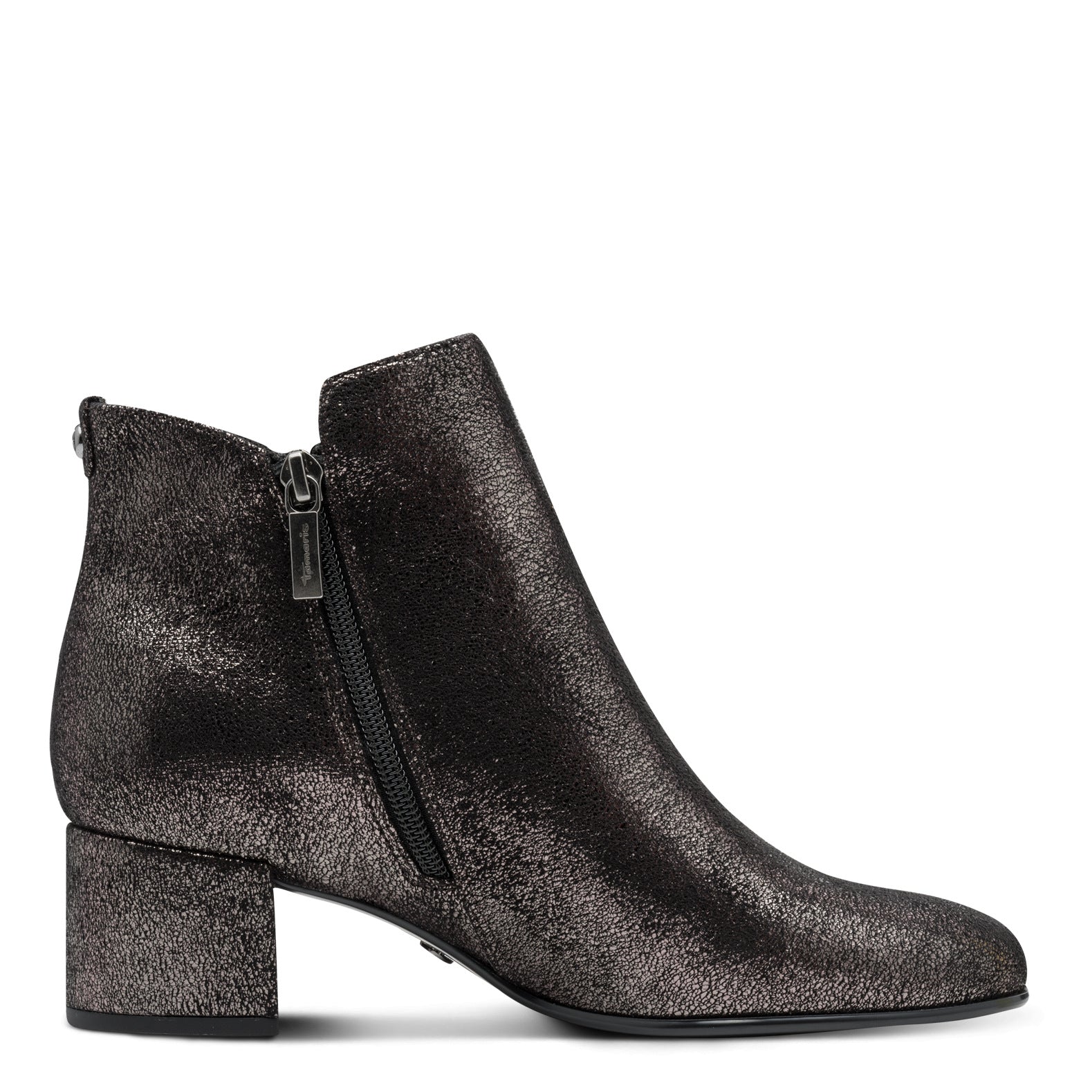 Tamaris Metallic Block Heel Boots image 6