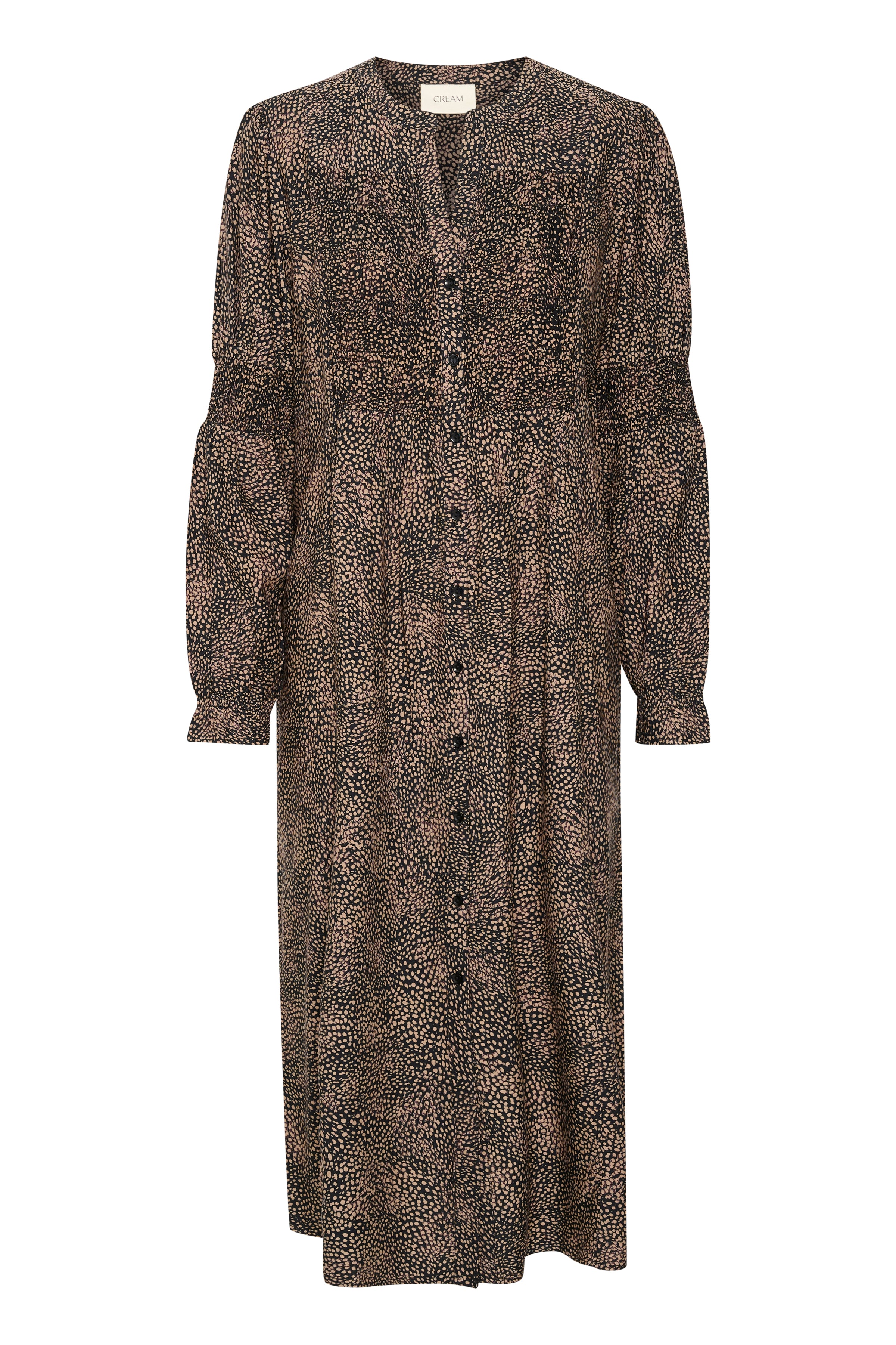 CREAM Tiah Smocked Shirt Dress image 2