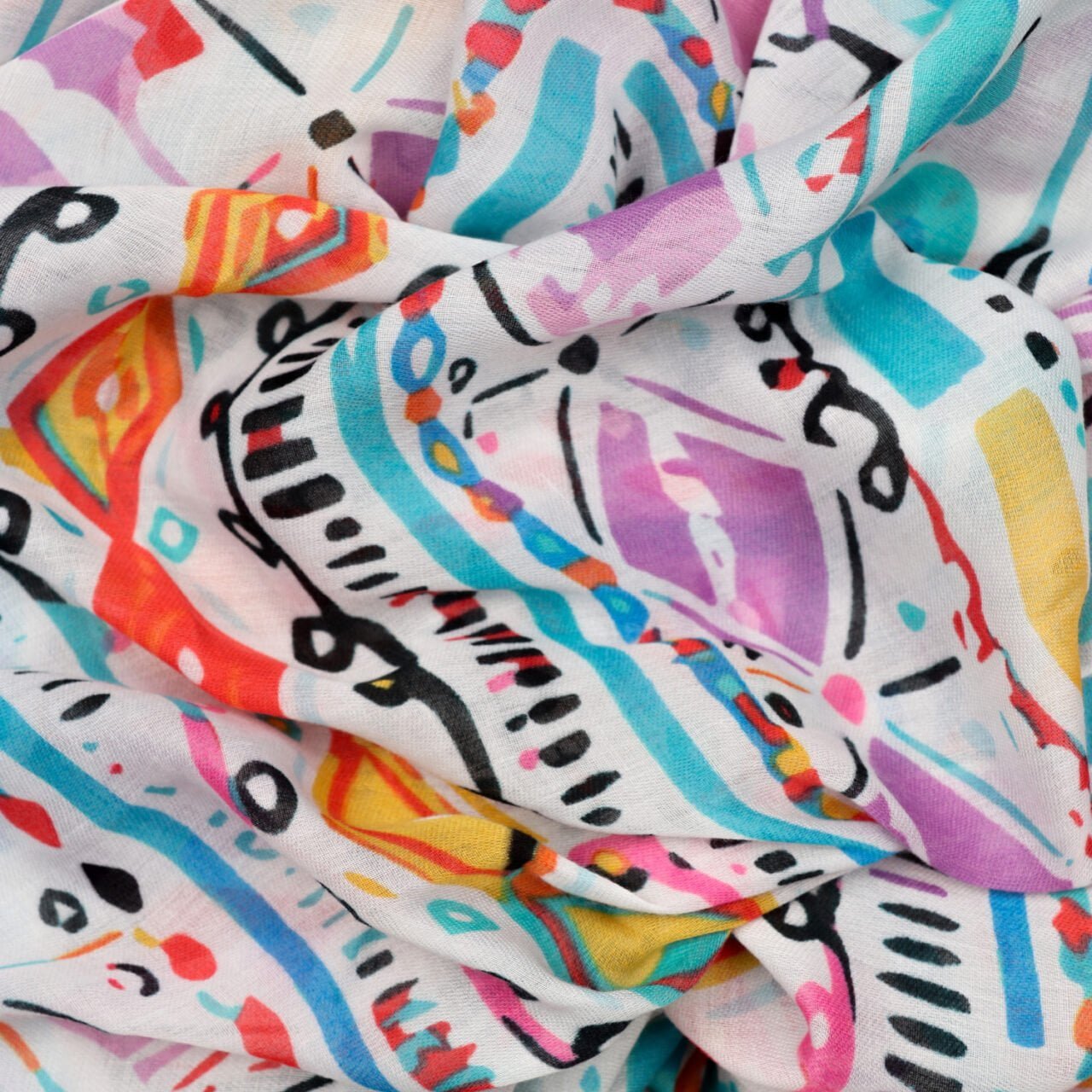 Abstract Multi Print Scarf image 3