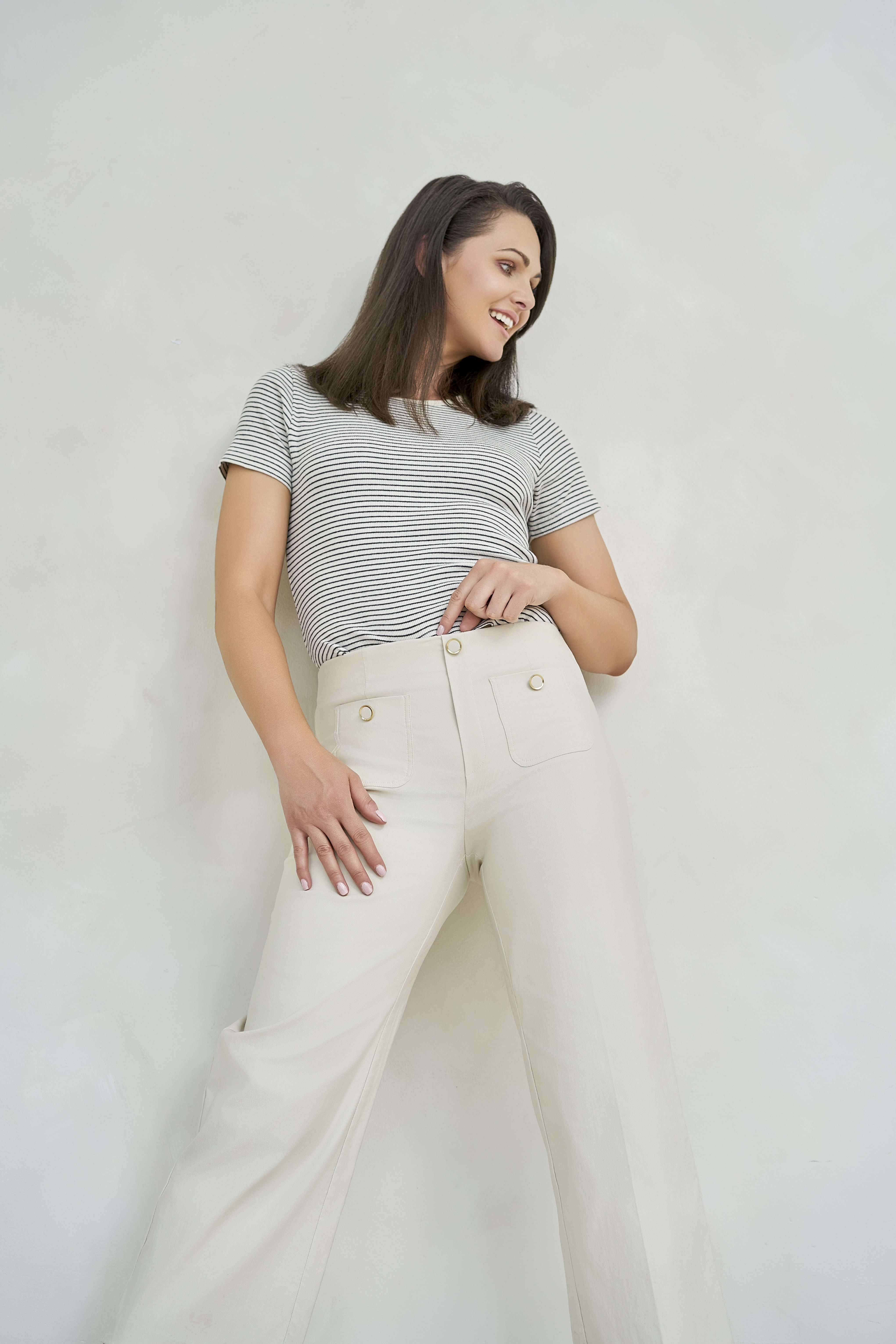 Pinns Wide Leg Culotte Trousers - The Coastal Boutique