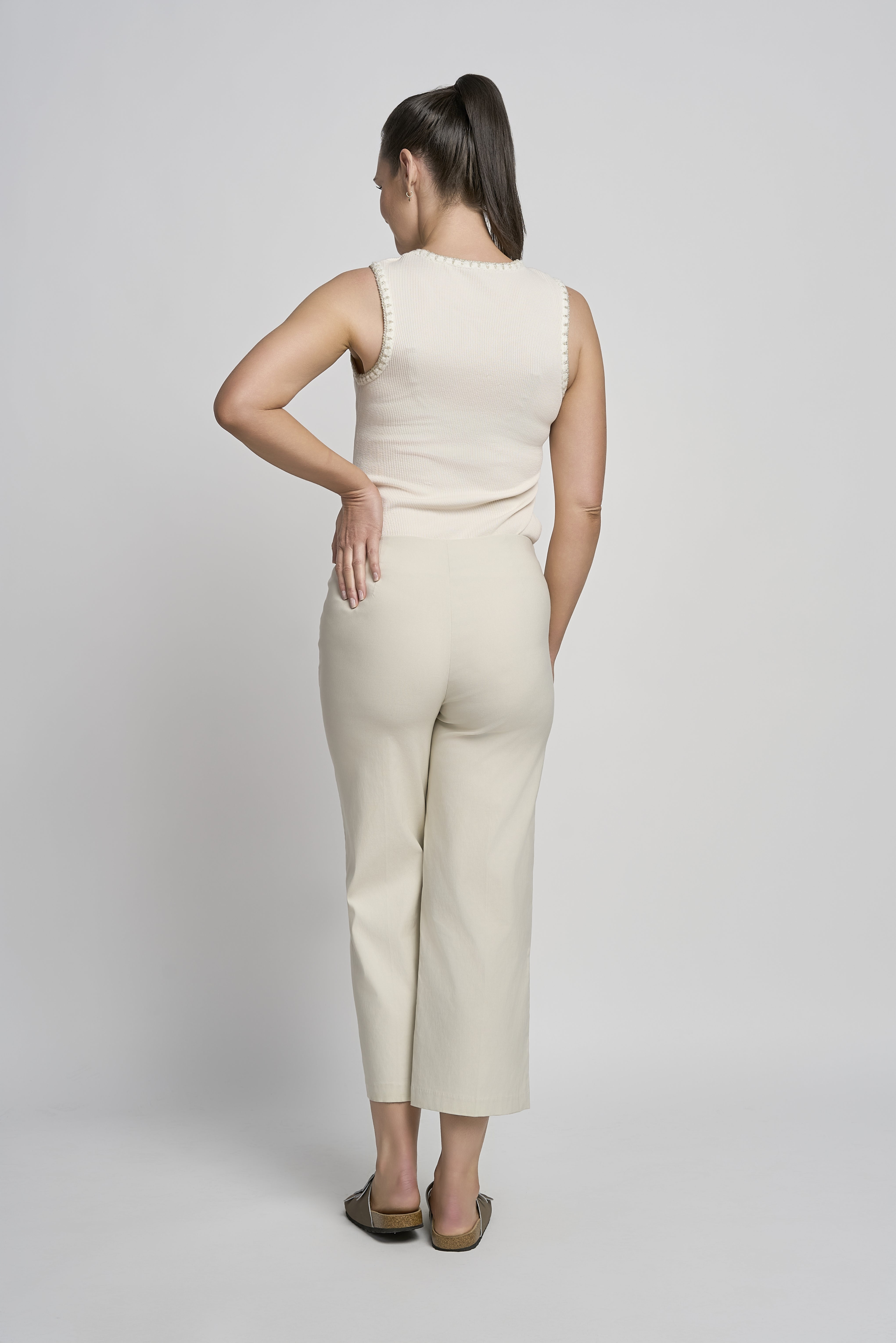 Pinns Wide Leg Culotte Trousers - The Coastal Boutique