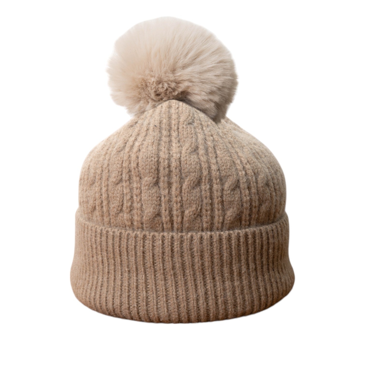 Cable Knit Bobble Hat image 0