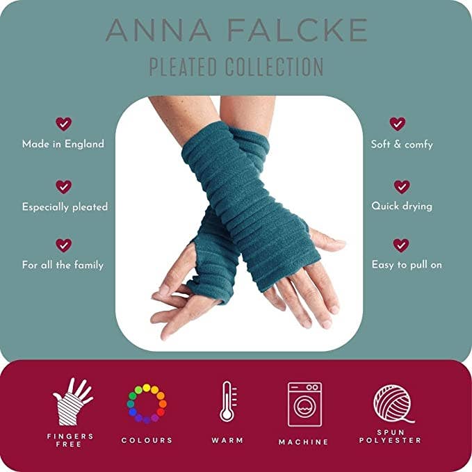 Wristees Fingerless Gloves - Orange - The Coastal Boutique