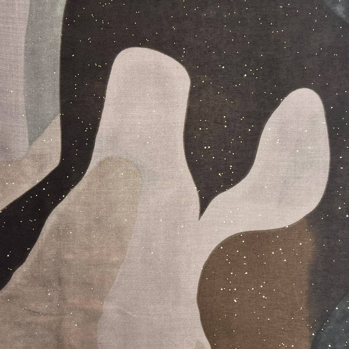 Camouflage print scarf