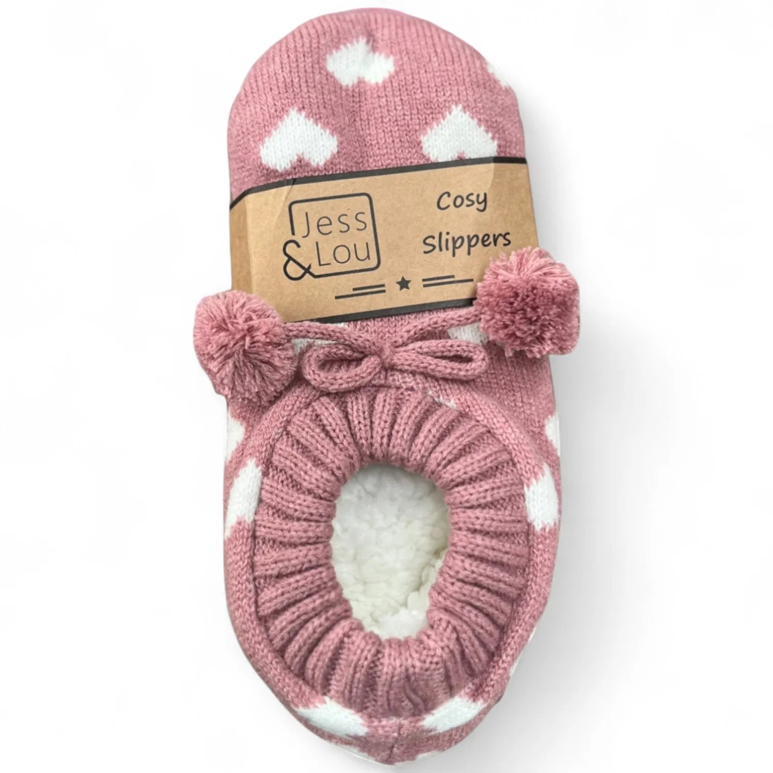 Cosy Heart Slippers image 1